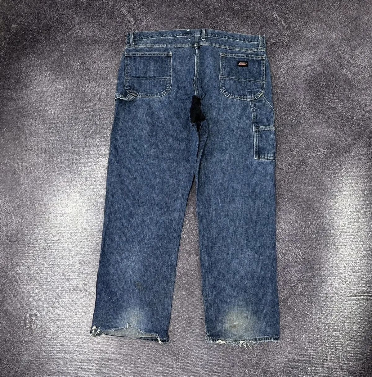 Dickies × Vintage Vintage Dickies Y2K American Faded Denim Hype Baggy Jeans Size US 42 / EU 58 - 1 Thumbnail