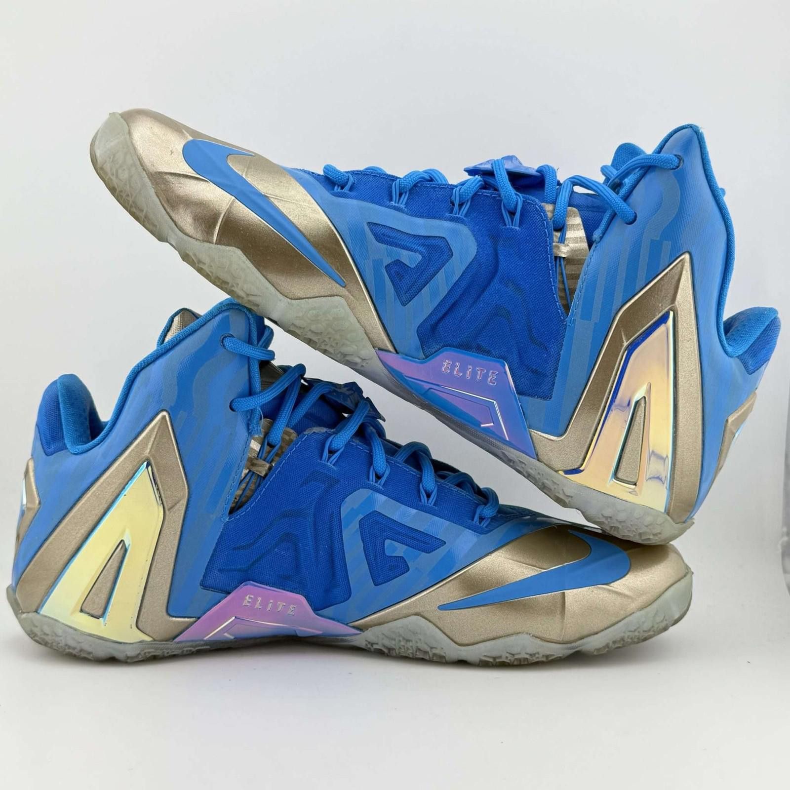 Nike Nike LeBron 11 Elite Maison 3M Blue US 10 Used OG Box Size US 10 / EU 43 - 7 Thumbnail