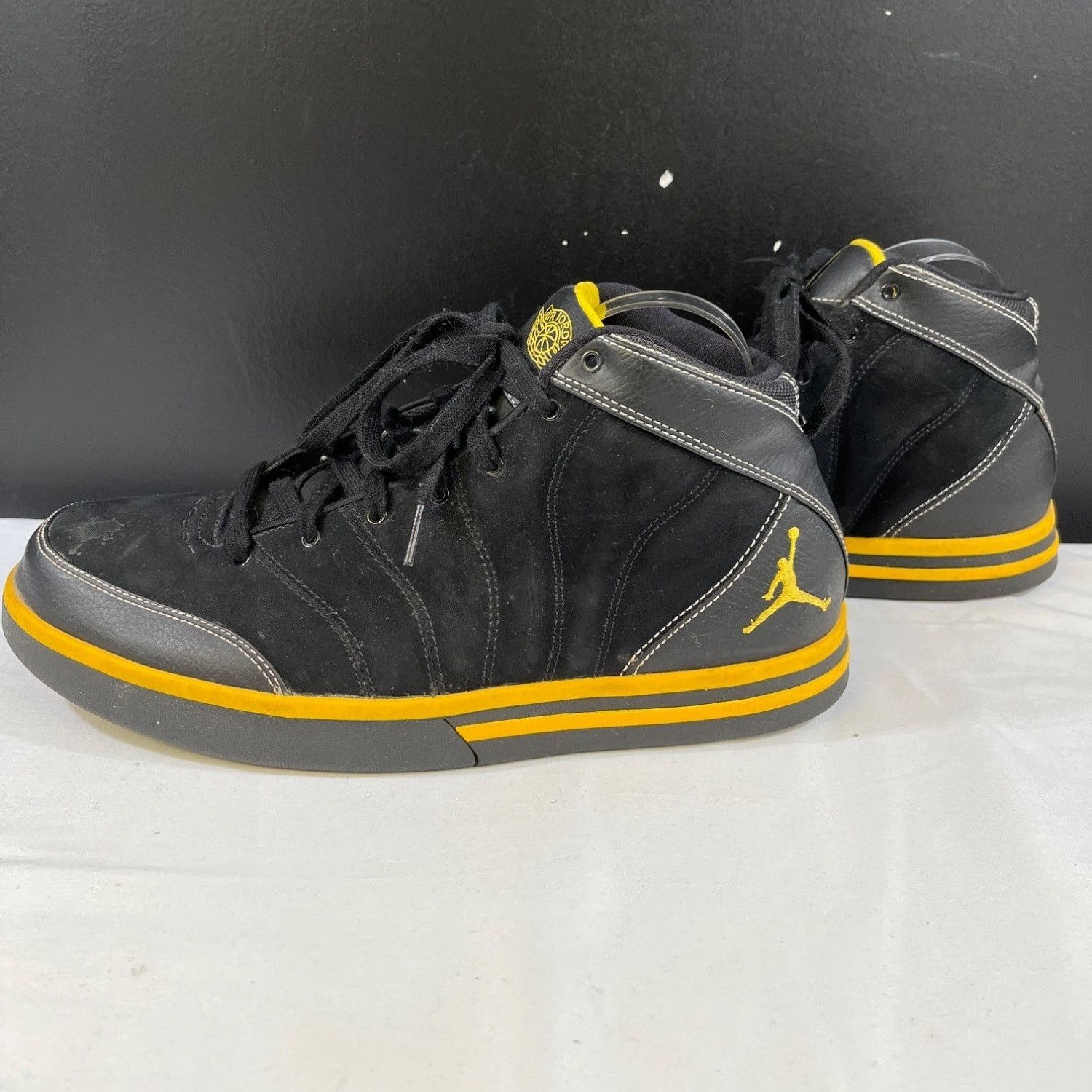 Nike Nike Air Jordan Pro Classic Mens Black & Yellow Sneakers Siz Size US 10.5 / EU 43-44 - 5 Thumbnail