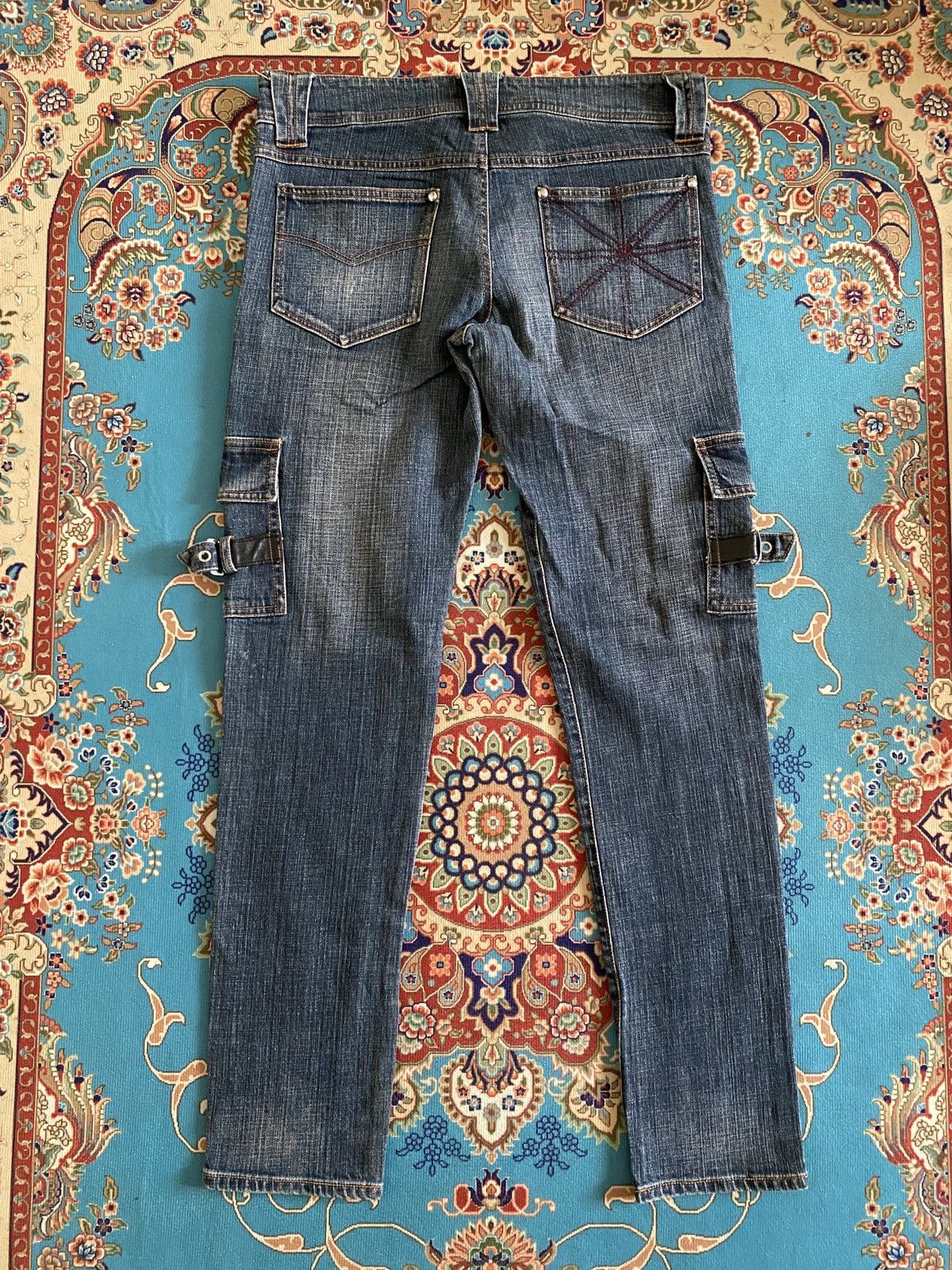 Japanese Brand × Seditionaries Japanese Brand Algonquins Multipocket Studded Punk Denim Size US 32 / EU 48 - 3 Thumbnail