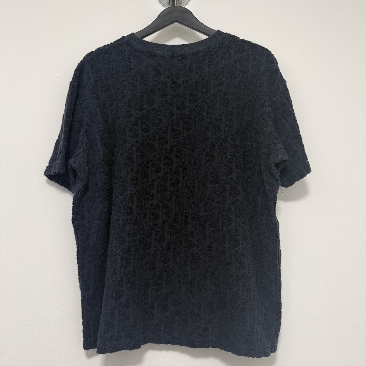 Dior Dior Navy Oblique Towel T-Shirt Sz Medium Size US M / EU 48-50 / 2 - 2 Thumbnail