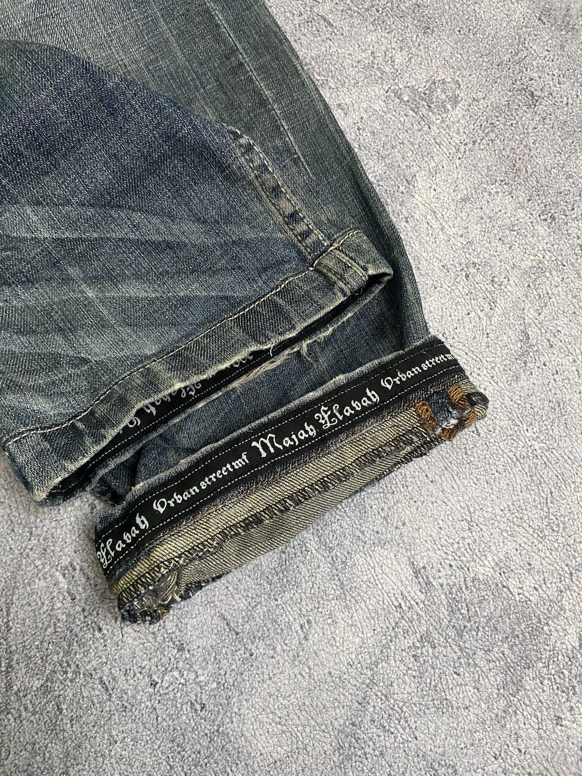 Hysteric Glamour × If Six Was Nine × Japanese Brand Vintage Majah Flavah distressed y2k embroidery Jeans Size US 32 / EU 48 - 8 Thumbnail