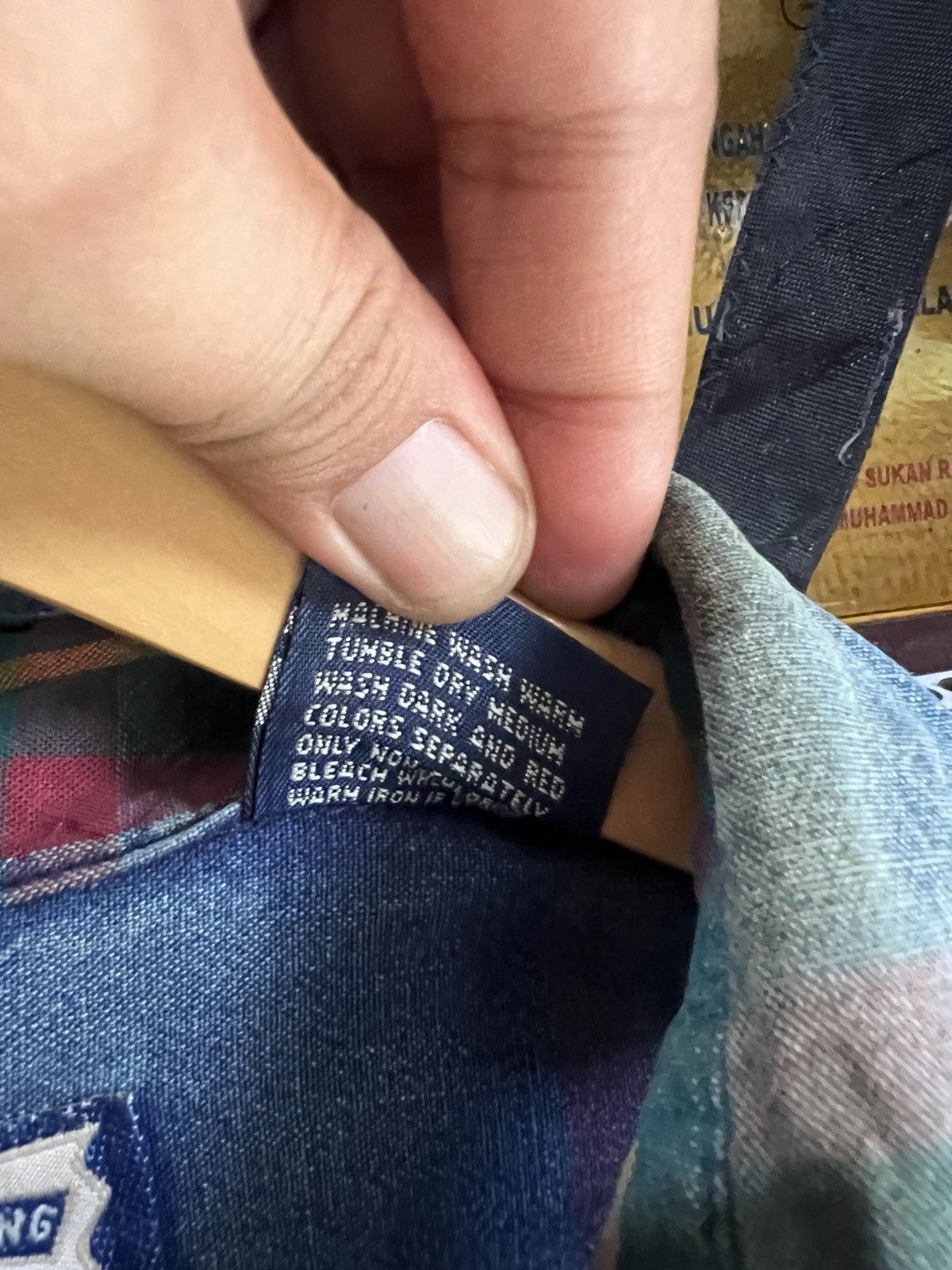 Lee 🔥Distressed Vintage Lee Made in Usa Flannel Size US M / EU 48-50 / 2 - 20 Thumbnail