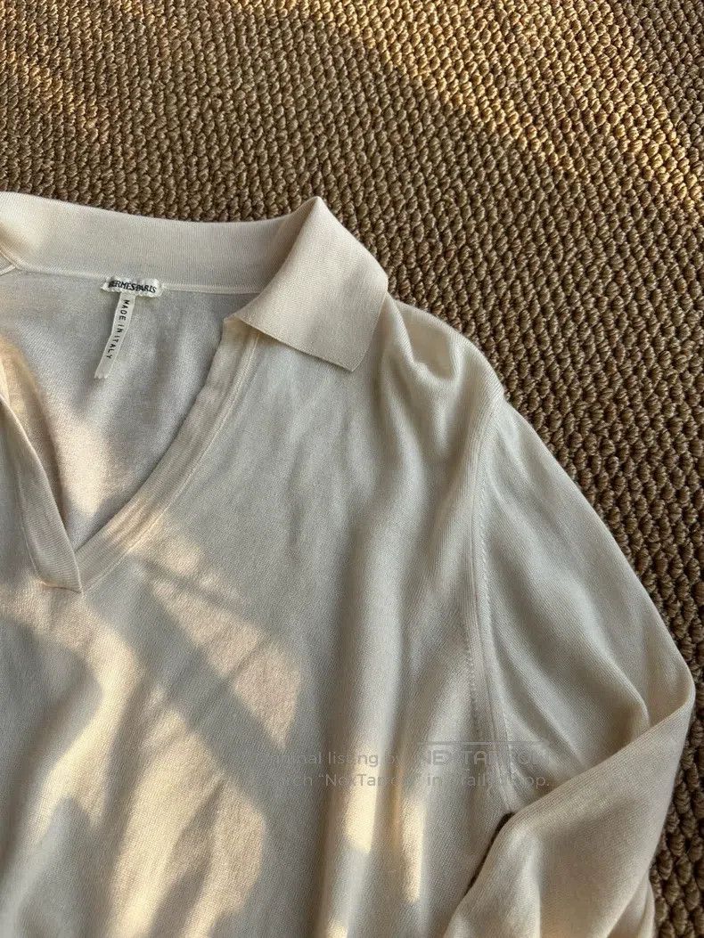 Hermes Hermes Margiela Era Comfortable Casual Cashmere Silk Blend Size M / US 6-8 / IT 42-44 - 5 Thumbnail
