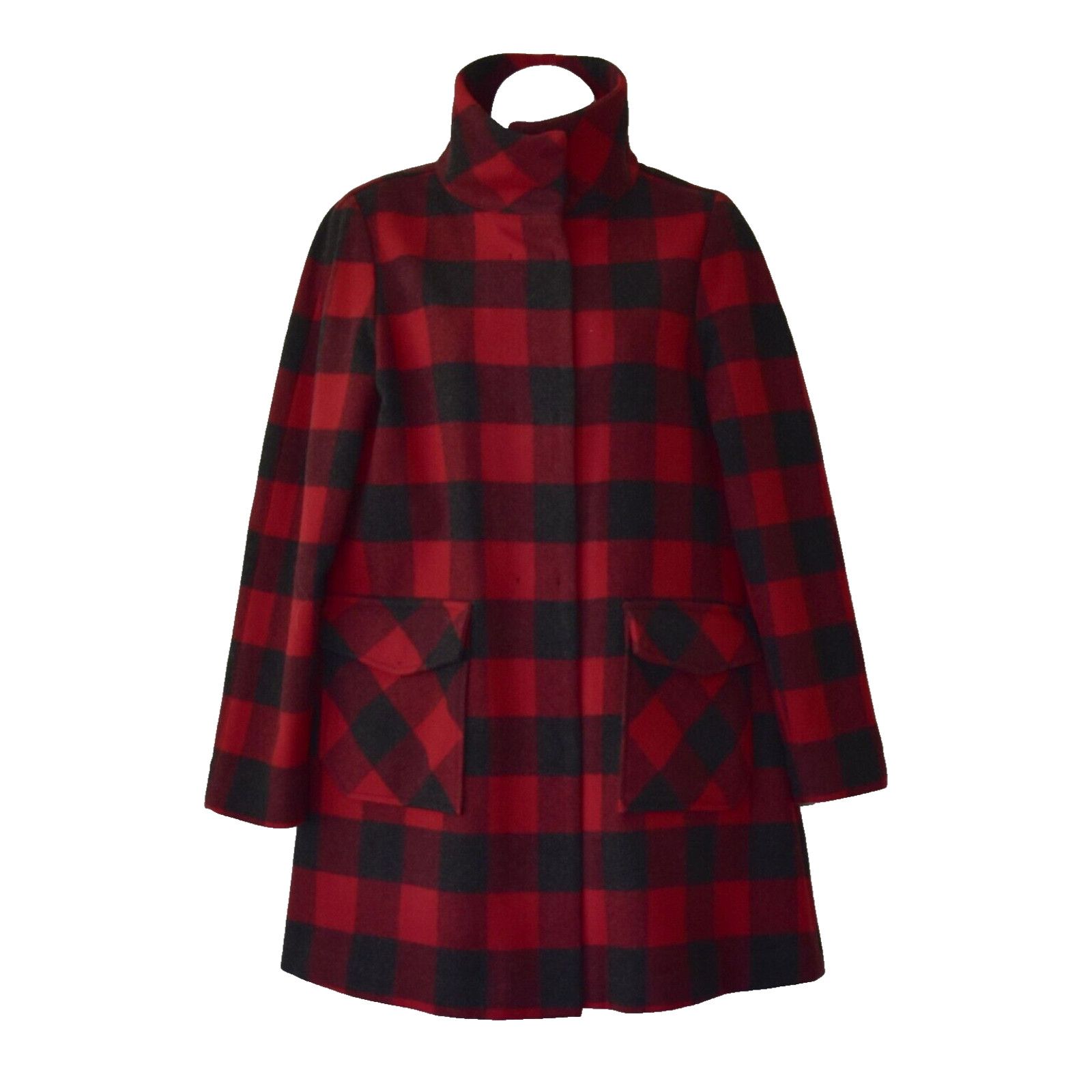 Woolrich Woolen Mills NWT WOOLRICH Buffalo Plaid Wool Parka Coat Jacket Size XS Size XS / US 0-2 / IT 36-38 - 1 Thumbnail
