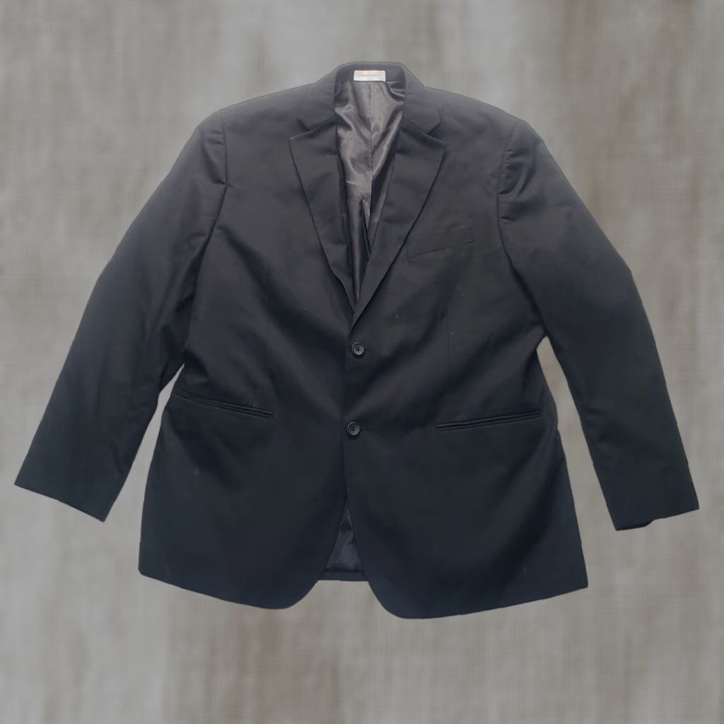 Geoffrey Beene Geoffrey Beene Wool Blazer Jacket Dark Grey 2 Pounds Adult Men's Size 44R Size 44R - 1 Thumbnail