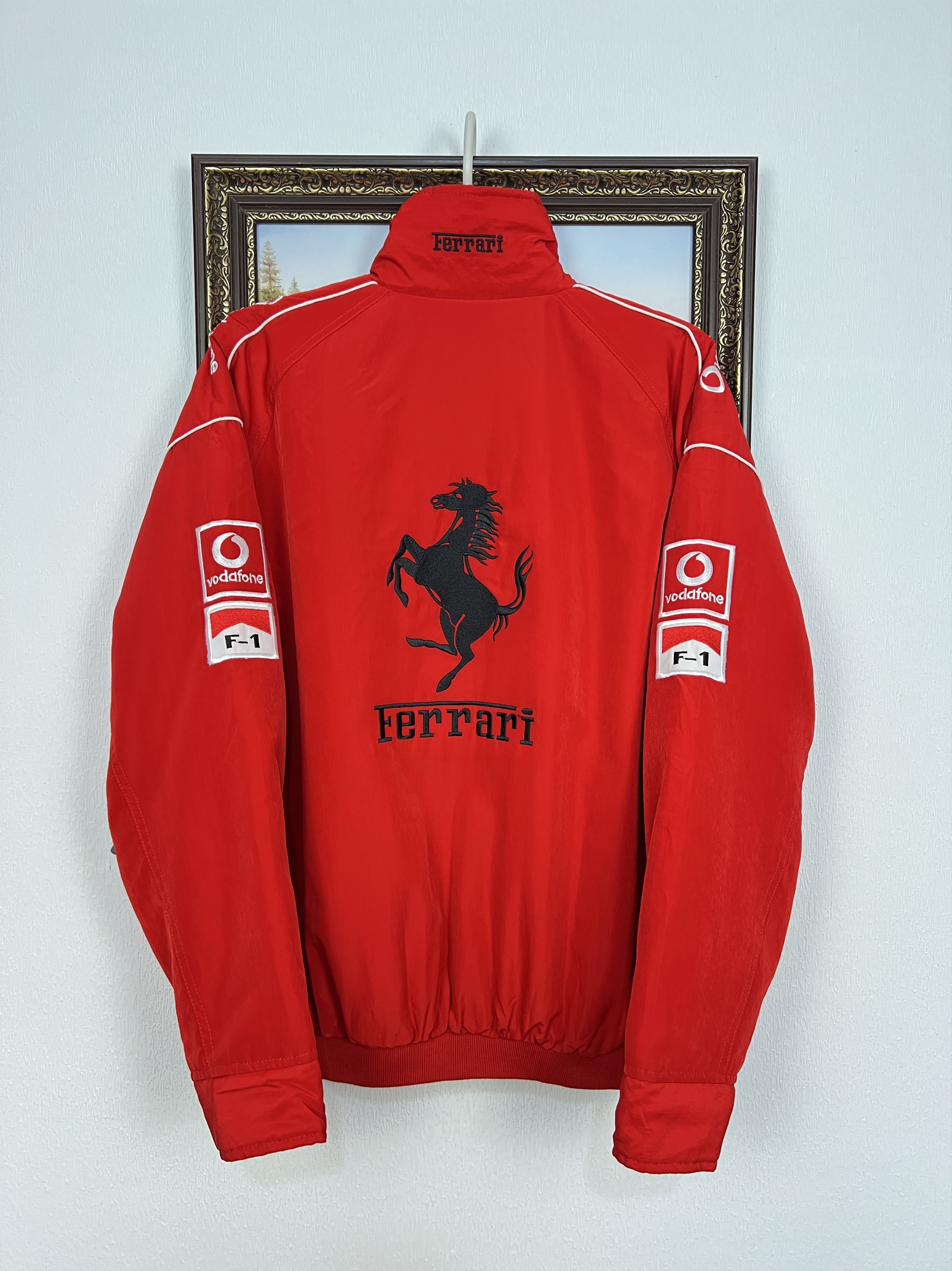 Vintage Vintage Racing Ferrari F-1 Rormula 1 Jacket Red Marlboro Size US L / EU 52-54 / 3 - 12 Thumbnail