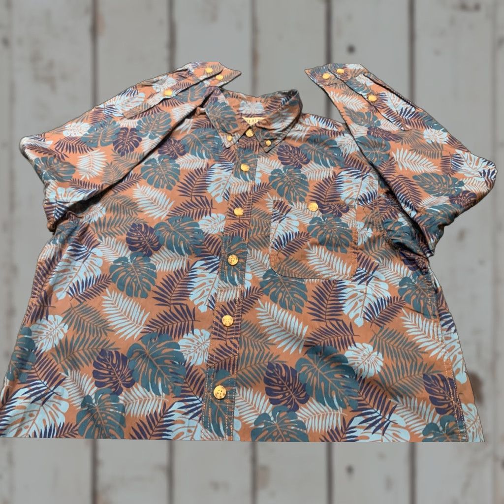 ALOHAS Duluth Trading Mens Medium Long Sleeve Button Down Shirt Floral Print Cotton Size US M / EU 48-50 / 2 - 1 Thumbnail