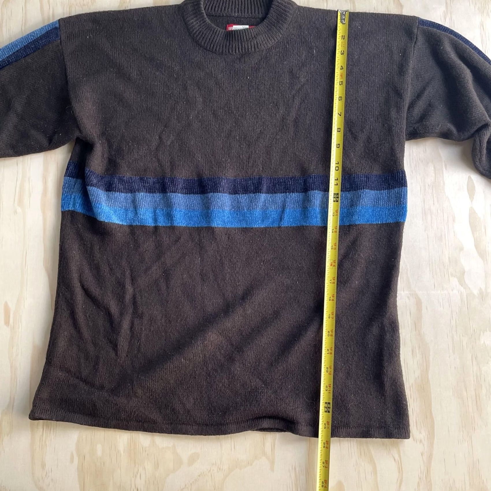 Vintage VINTAGE Unionbay Mens Sweater Crewneck Brown Stripe Knit 90s Hong Kong Size M Size US M / EU 48-50 / 2 - 5 Thumbnail