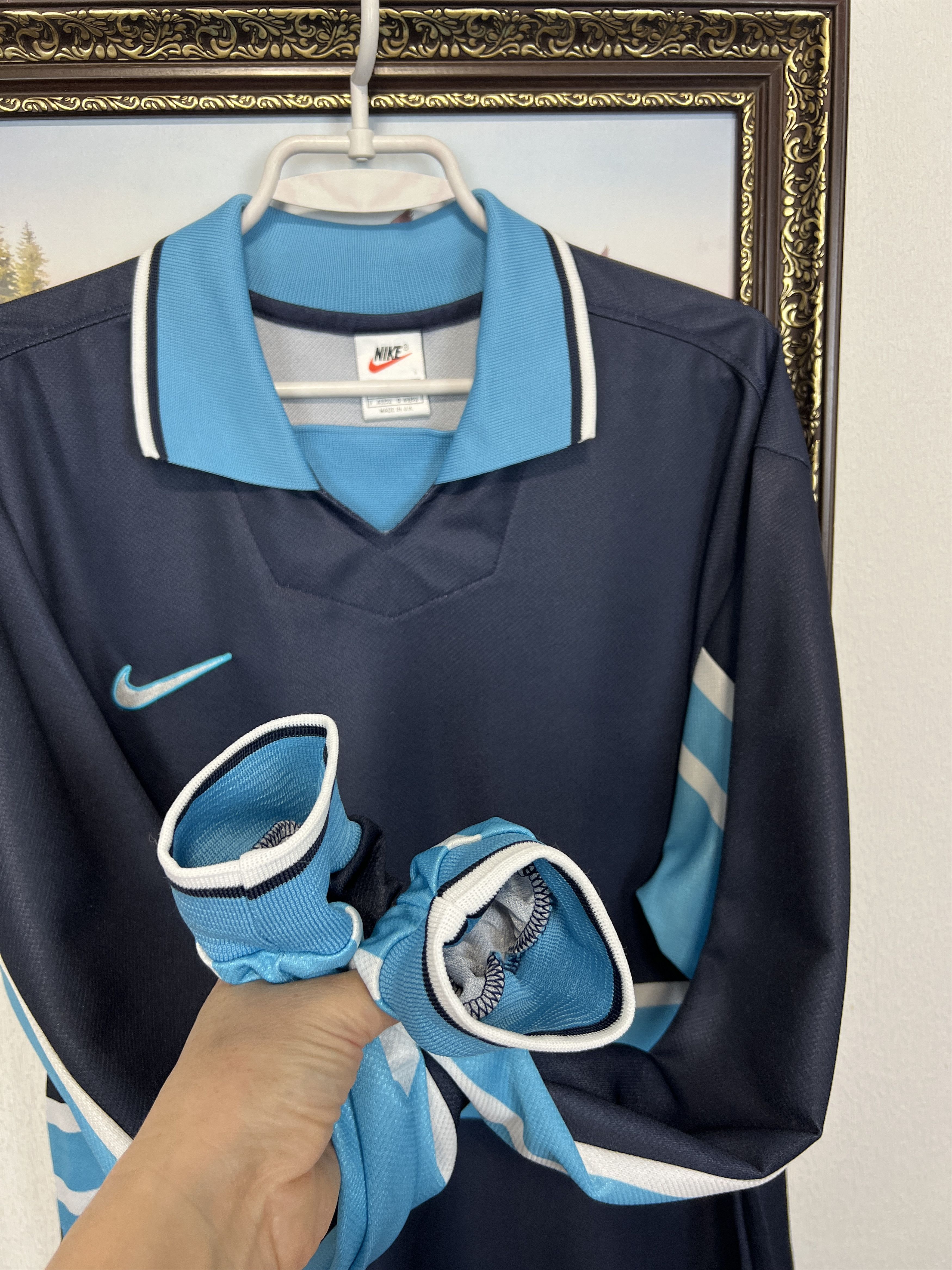 Nike 1860 Munich football shirt Soccer Long Sleeve Jersey Trikot Size US M / EU 48-50 / 2 - 6 Thumbnail