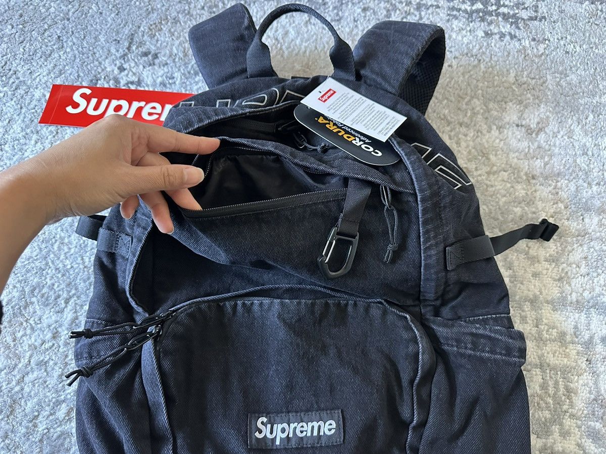 Supreme SUPREME DENIM BACKPACK FW25 Size ONE SIZE - 7 Thumbnail