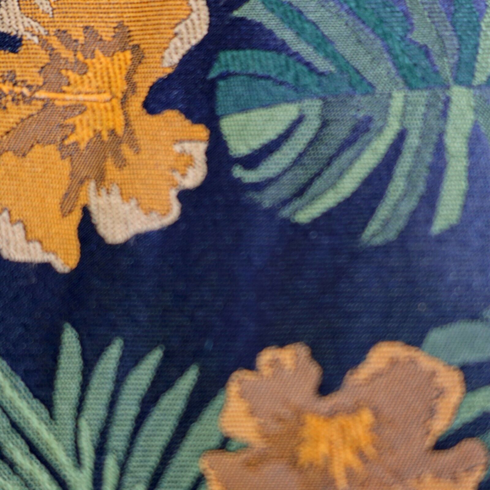 Bar III Bar III Blue Floral Woven Skinny Silk Blend Tie Size ONE SIZE - 2 Thumbnail