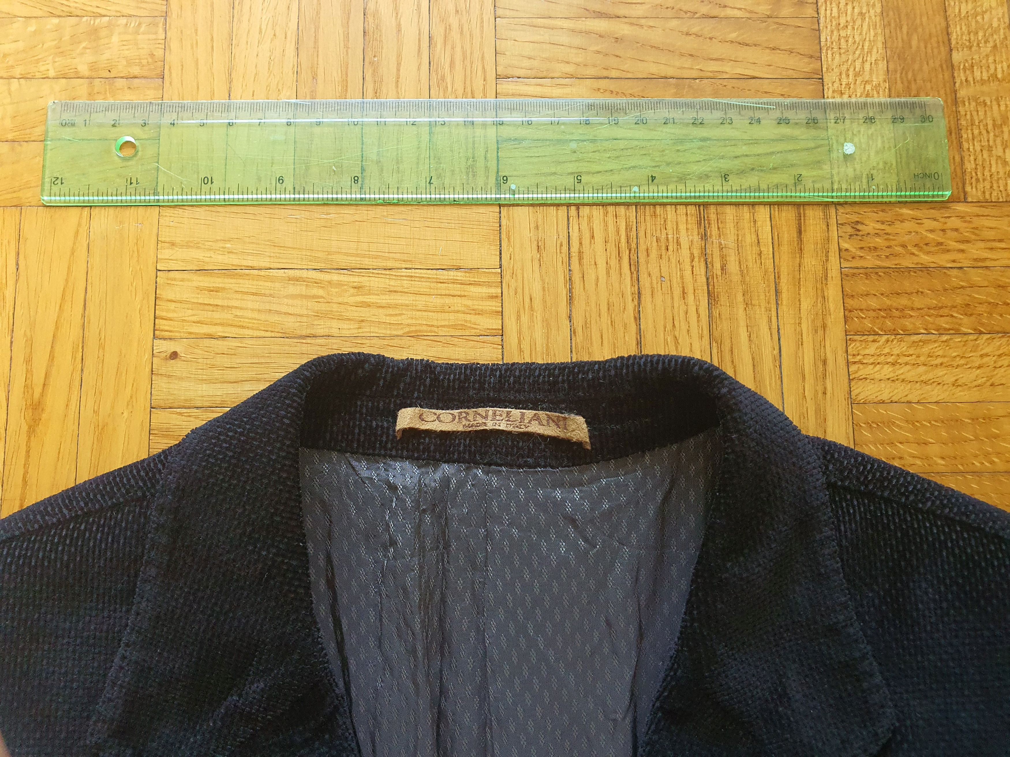 Corneliani ''EASY C2'' Black Velvet Blazer Sports Coat Suit Jacket Size 38R - 5 Thumbnail