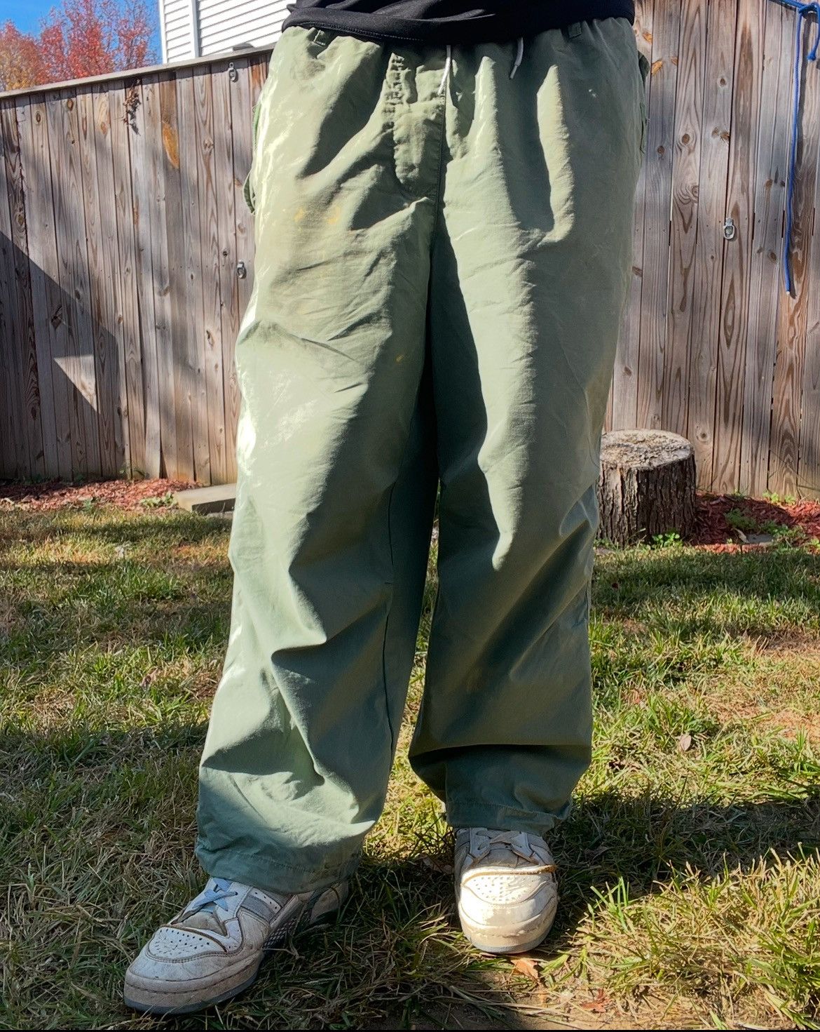 Bdg Baggy fit Drill Pants military green parachute pants Size US 30 / EU 46 - 3 Thumbnail
