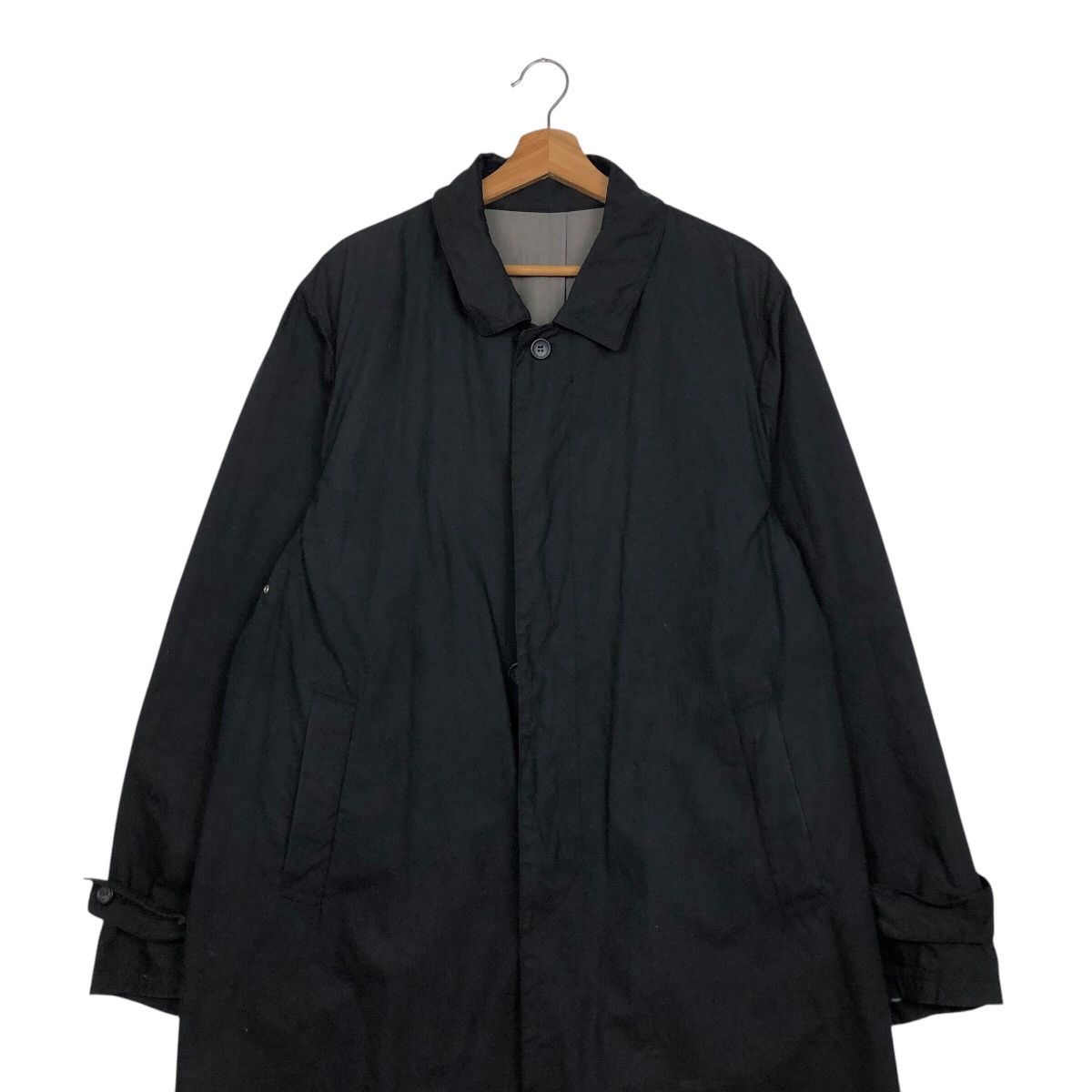 Japanese Brand 📌Iconic Black Junmen Long Jacket Duck Canvas Chore Worker Size US L / EU 52-54 / 3 - 5 Thumbnail