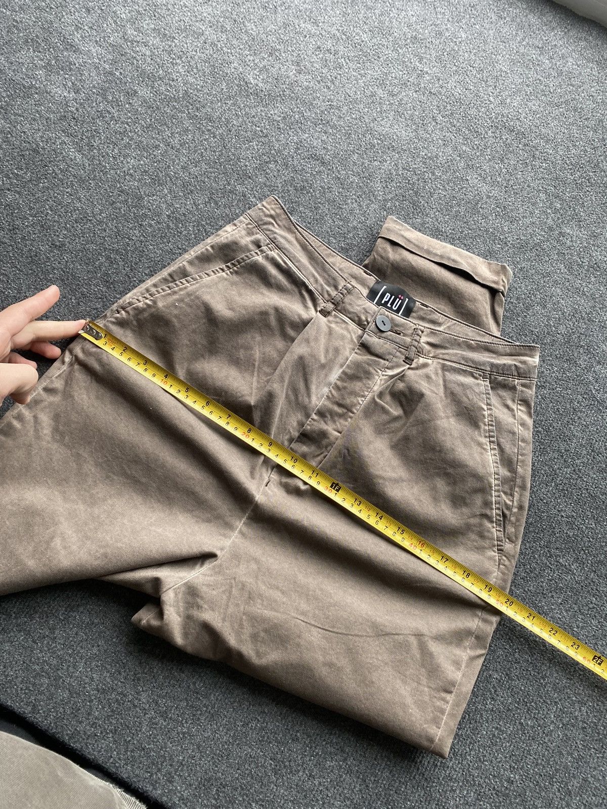 Other 🔥Pluslavie Plu Designer Dress Pants 28 women rare Size 28" / US 6 / IT 42 - 4 Thumbnail