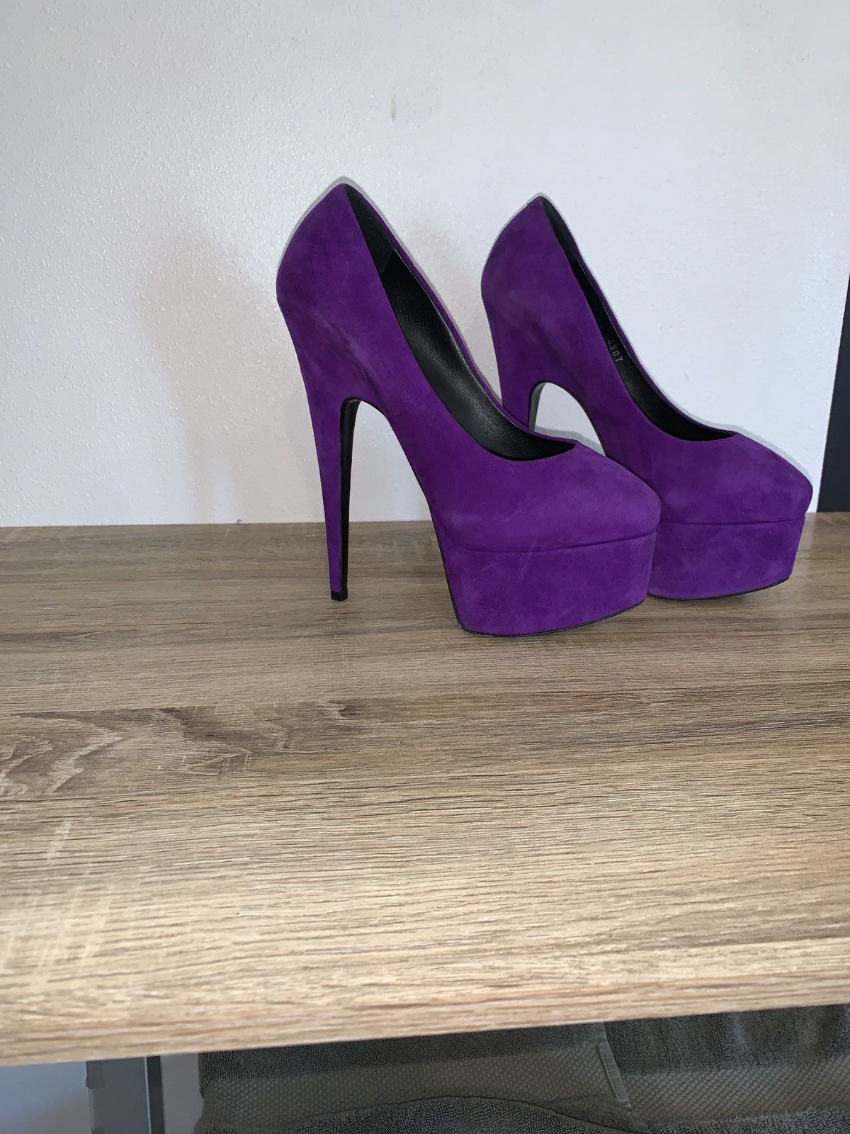 Giuseppe Zanotti GIUSEPPE ZANOTTI DESIGN Purple Platform Heels SIZE 37/ 7 Size US 7 / IT 37 - 2 Thumbnail