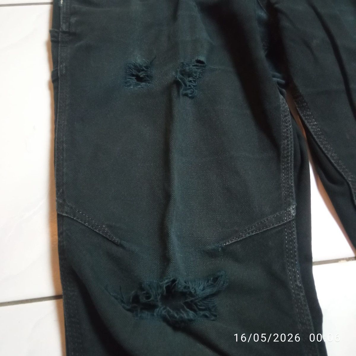 Carhartt Distressed Carpenter Pants Carhartt Straight Fit Size US 30 / EU 46 - 9 Thumbnail