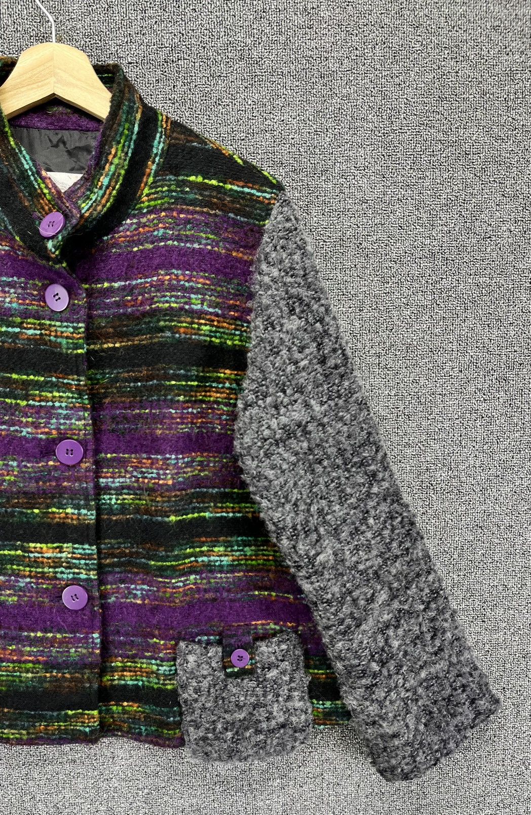 Japanese Brand Vintage Akawe Japanese Luxury Style Wool Cardigan Jacket Size M / US 6-8 / IT 42-44 - 3 Thumbnail