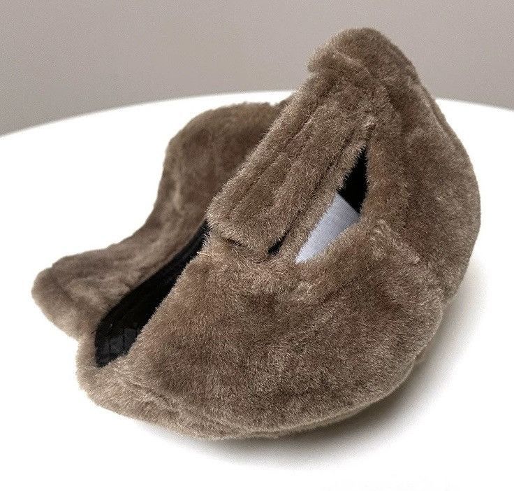 Japanese Brand Outdoor retro faux fur fluffy teddy ball cap hat Size ONE SIZE - 4 Thumbnail