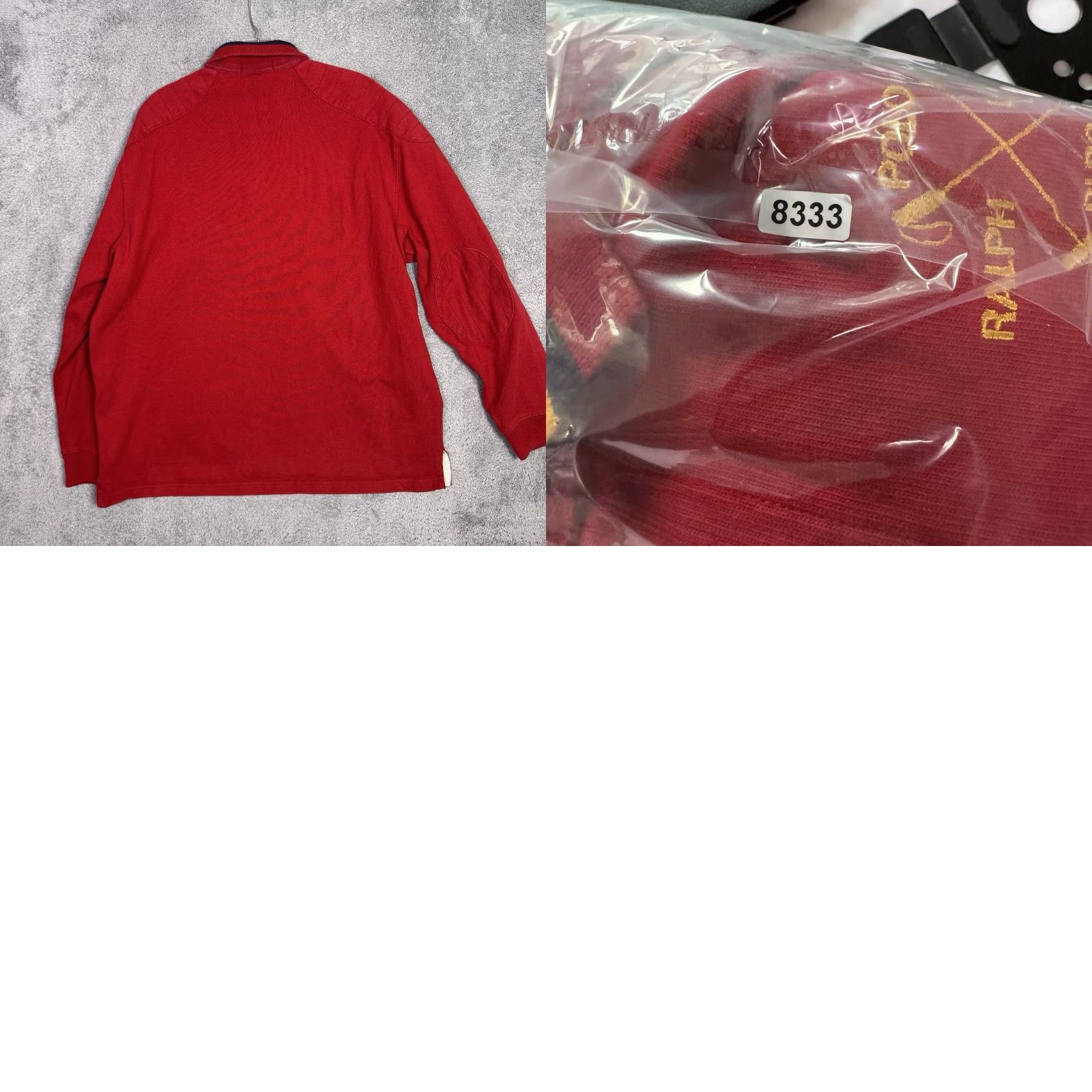 Polo Ralph Lauren VINTAGE Polo Ralph Lauren Sweater Mens L Knit Polo Shirt RLPC Elbow Patch 1967 Red Cotton Knit Logo Pullover 80s 90s Classic Preppy Mens Size US L / EU 52-54 / 3 - 8 Thumbnail