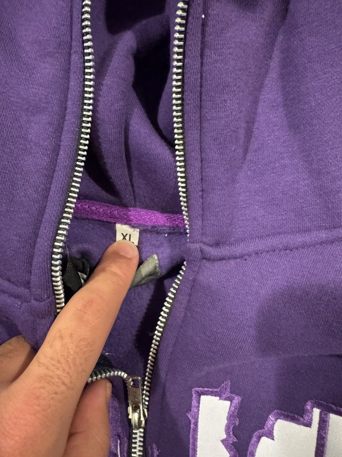 Unowned Uno Purple Full Zip up Size US XL / EU 56 / 4 - 3 Thumbnail