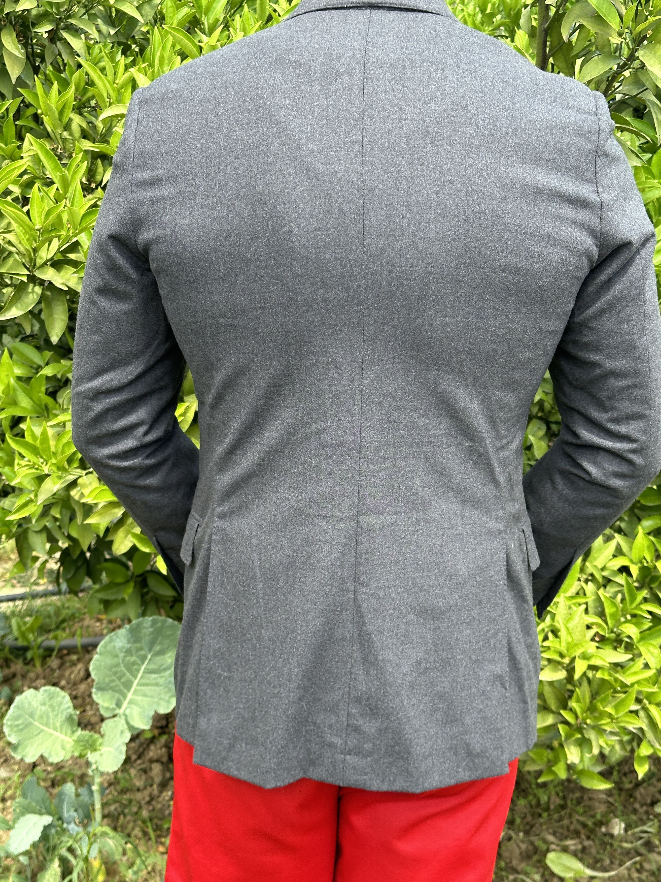 SARTORIO Sartoria Castangia Castello Suit Formal Jacket Size 36 S Size 36R - 3 Thumbnail