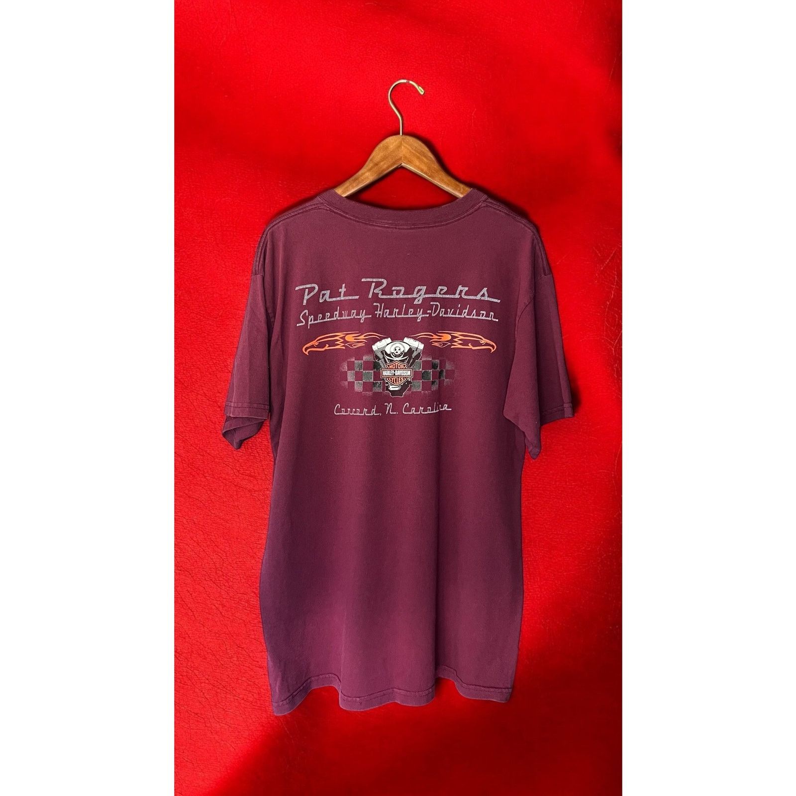 Harley Davidson Vintage Pat Rogers Speedway Harley-Davidson T-Shirt Size US XL / EU 56 / 4 - 2 Thumbnail