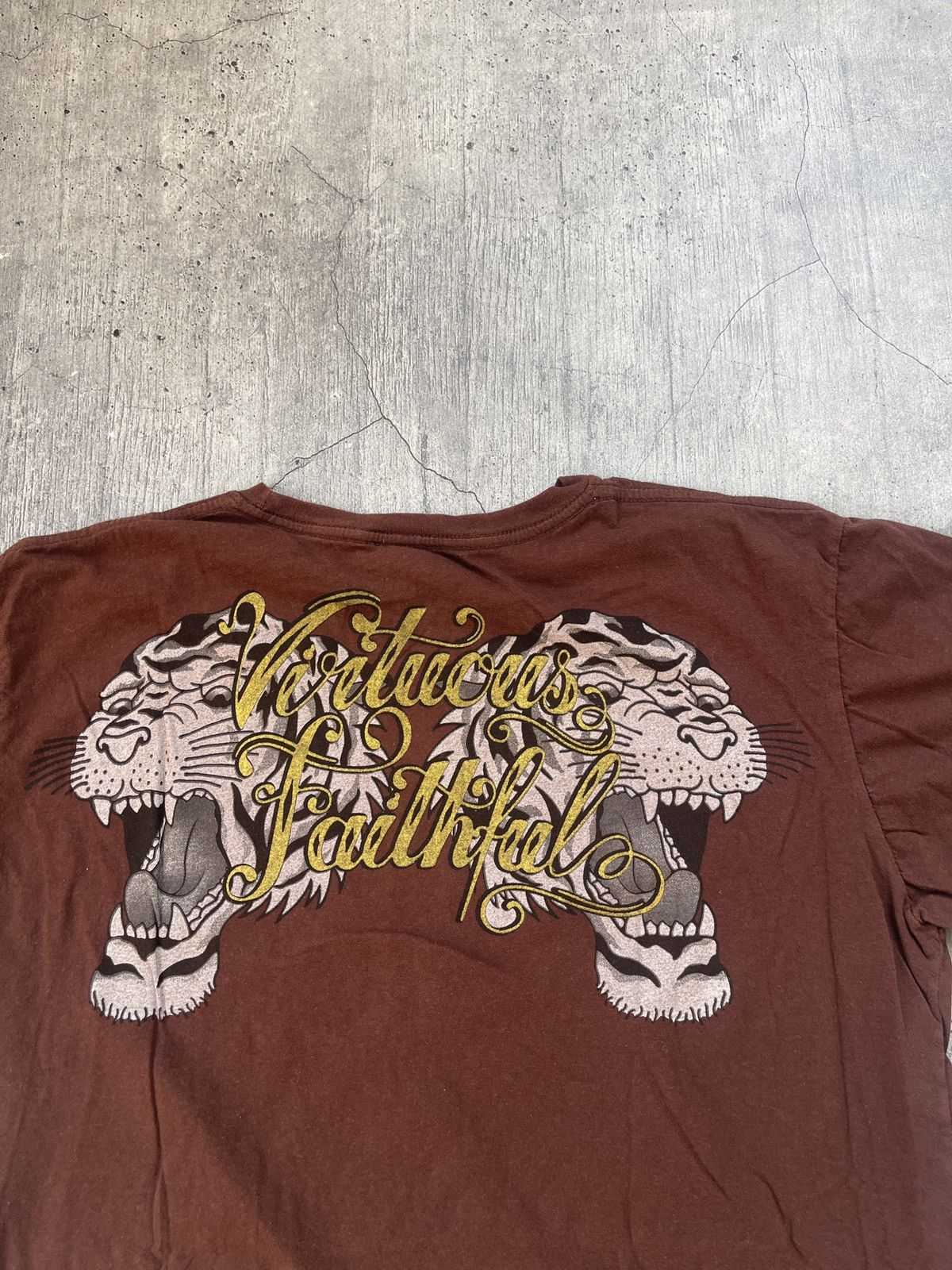 Affliction × Vintage Y2K Affliction Style Rhinestone Emperor Eternity Tee Size US L / EU 52-54 / 3 - 7 Thumbnail