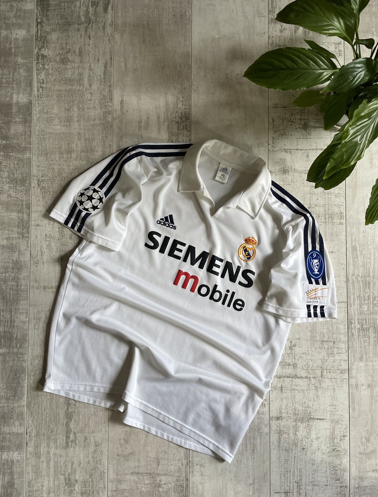 Adidas Adidas Real Madrid 2002/2003 UEFA Football Shirt Vintage