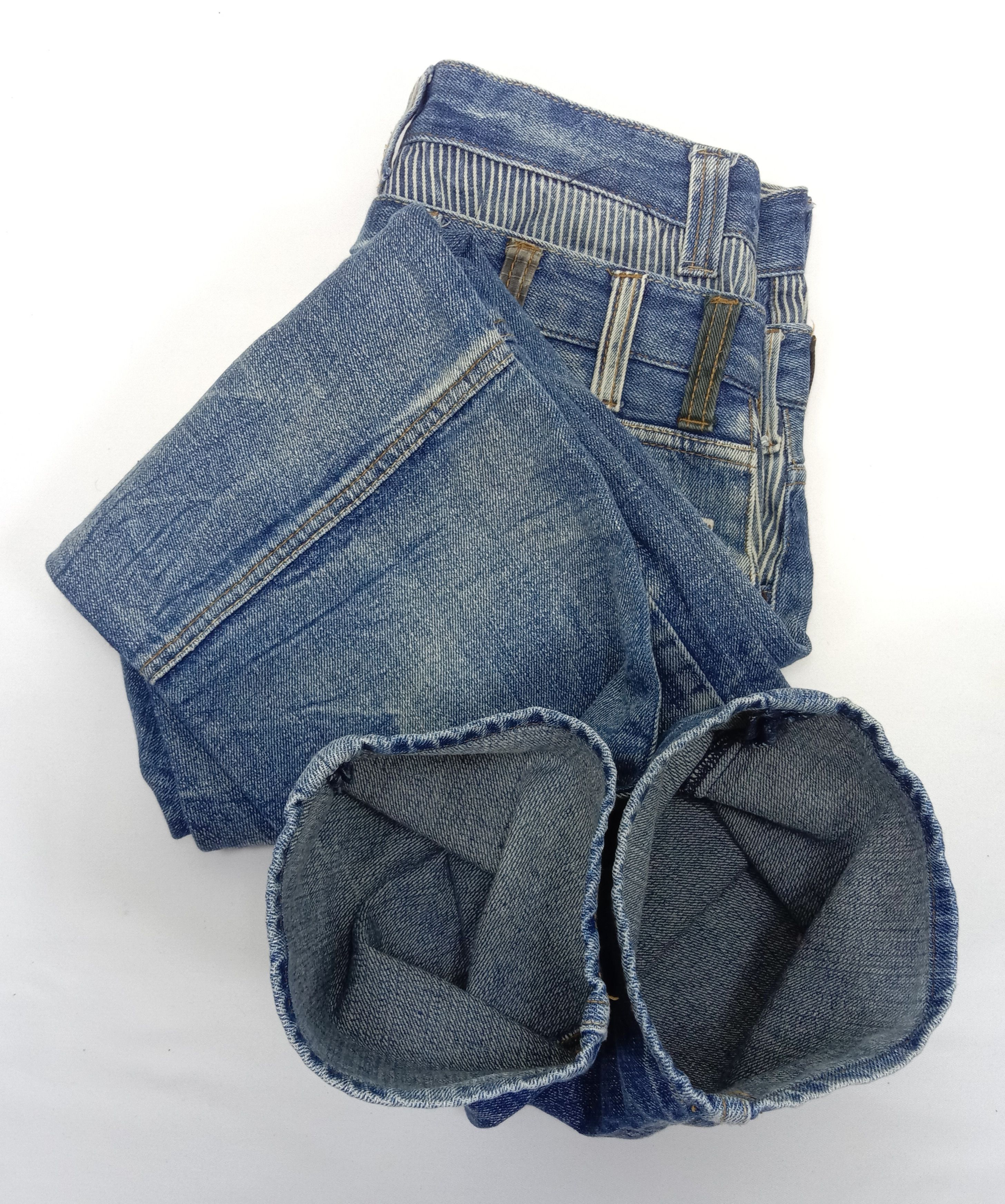 Japanese Brand Vintage Jack Serika Double Waist Jeans Size US 30 / EU 46 - 12 Thumbnail