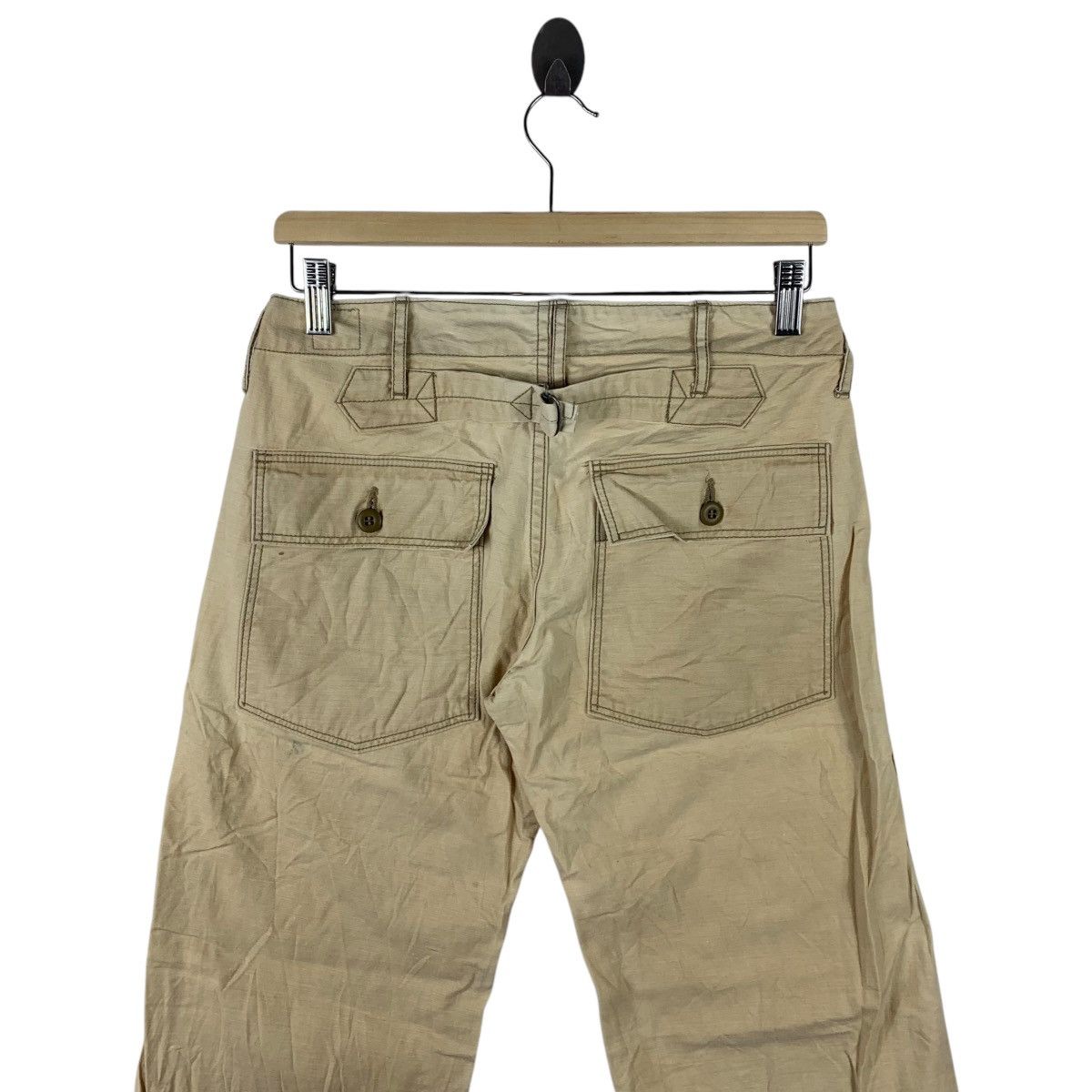 Japanese Brand × Orslow ORSLOW cinch back buckle Fatigue pants Size US 29 - 15 Thumbnail