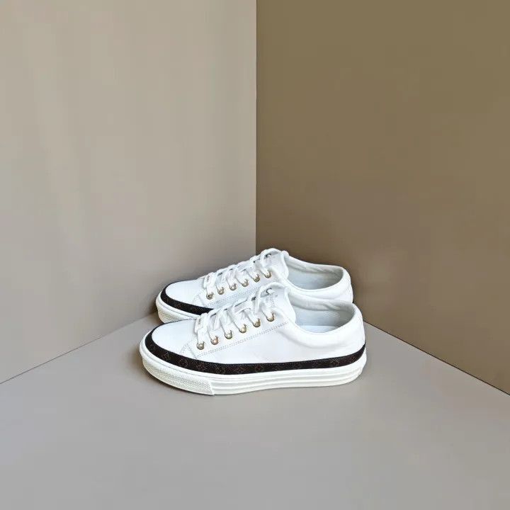 Louis Vuitton Louis Vuitton Stellar Casual Low-Top Sneakers -2508 Size US 5 / IT 35 - 1 Thumbnail