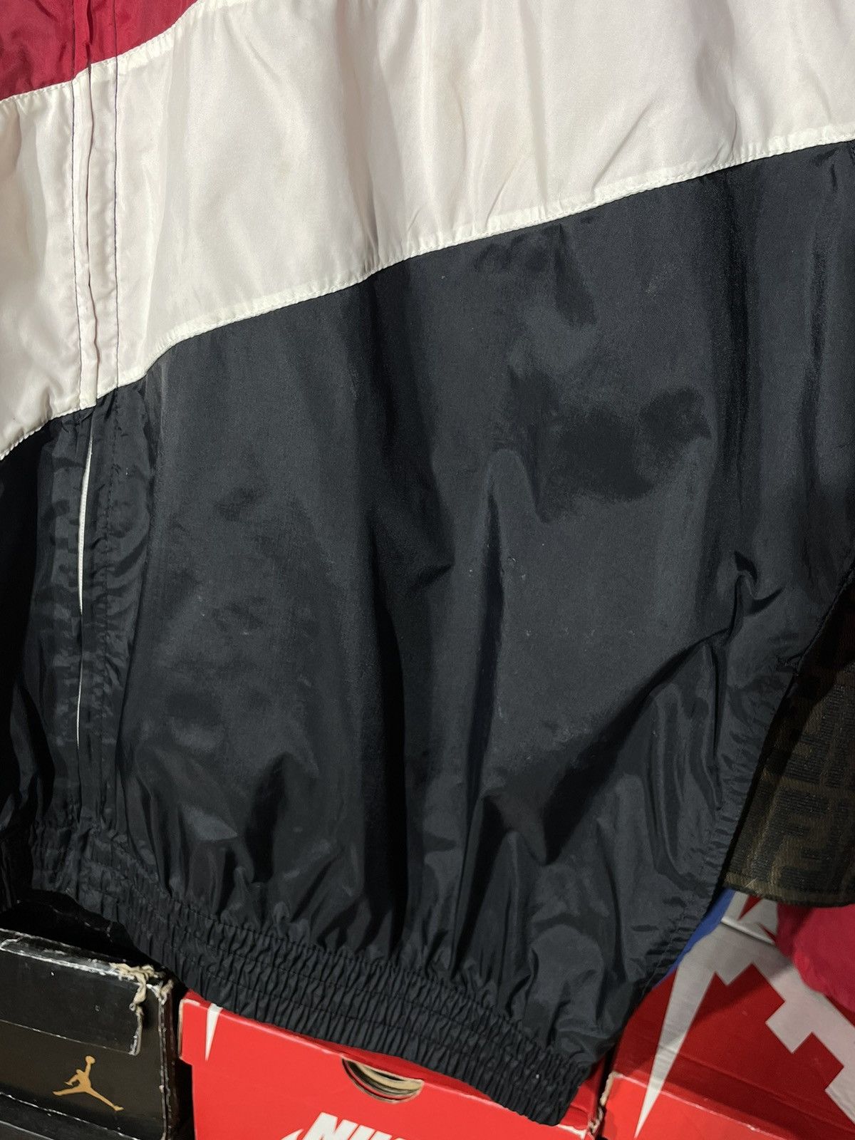 Nike × Vintage Windbreaker Nike Big Swoosh Vintage 90’s Size US L / EU 52-54 / 3 - 9 Thumbnail