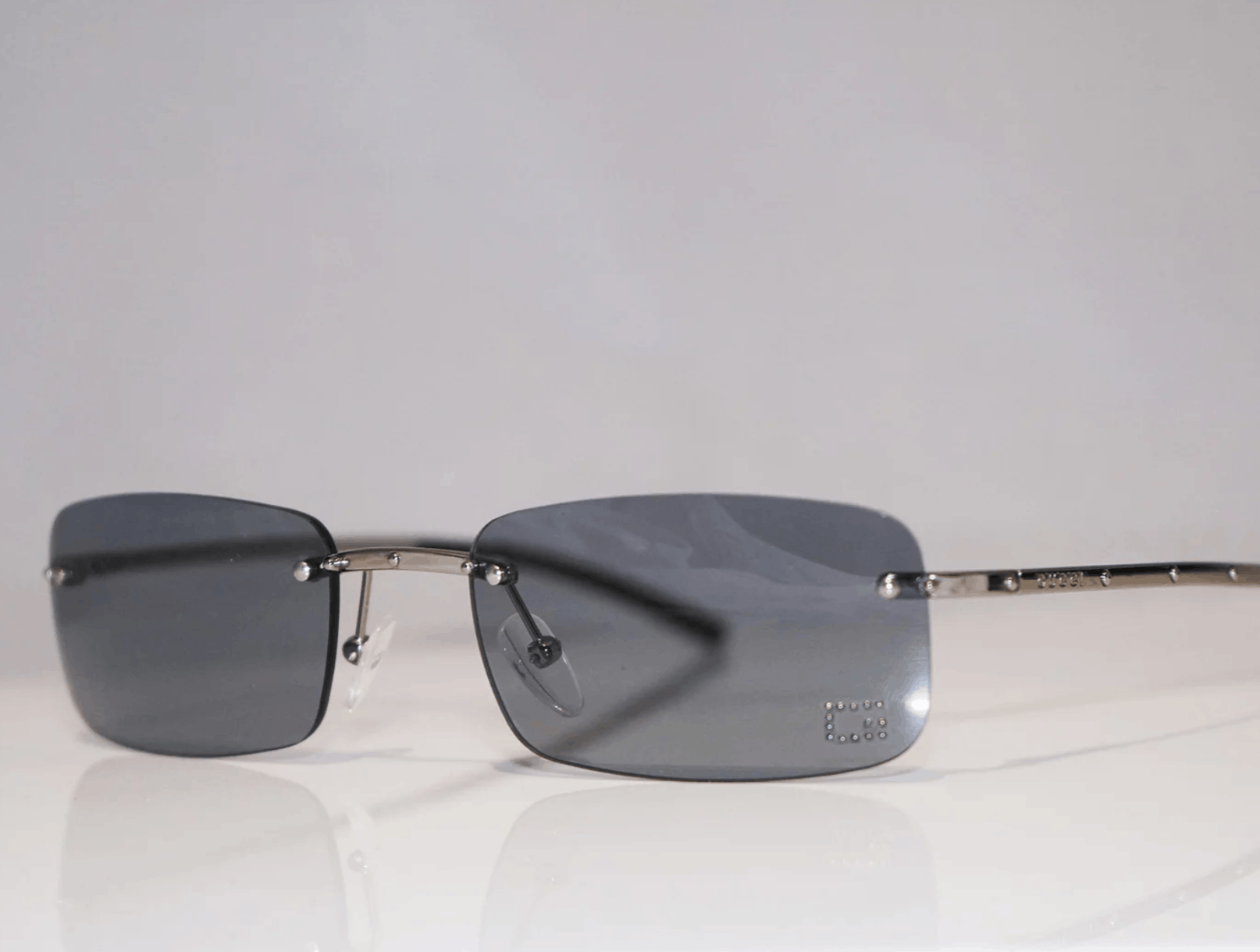 Gucci GUCCI Sunglasses GG1755 Shield Rimless 90s Wrap GG1188 Size ONE SIZE - 1 Thumbnail
