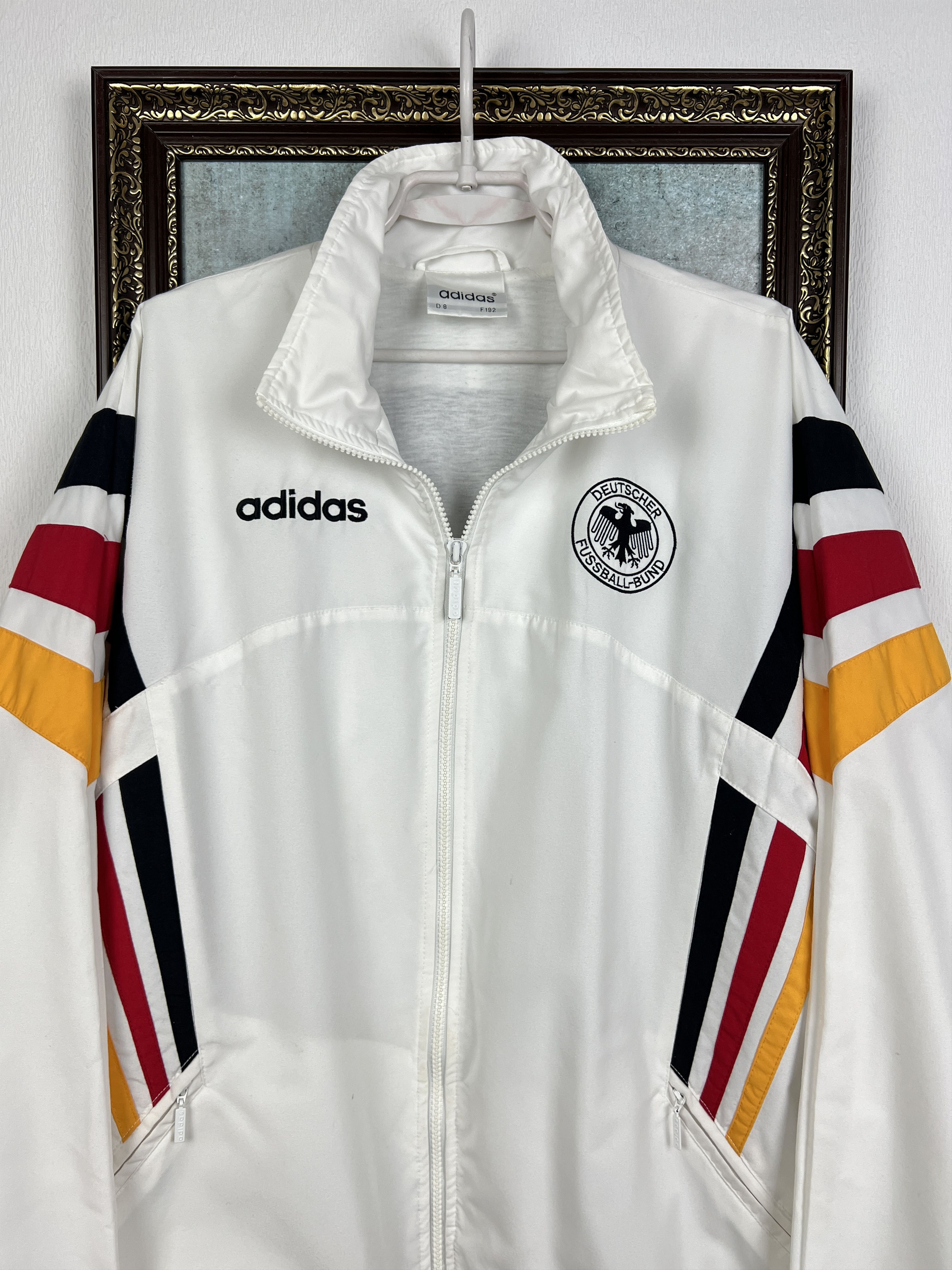 Adidas Vintage Germany World Cup Football Jacket Soccer Track Top Size US L / EU 52-54 / 3 - 2 Thumbnail