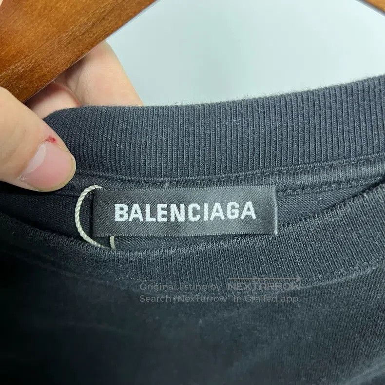 Balenciaga Balenciaga Printed Logo Short Sleeve Size US S / EU 44-46 / 1 - 2 Thumbnail