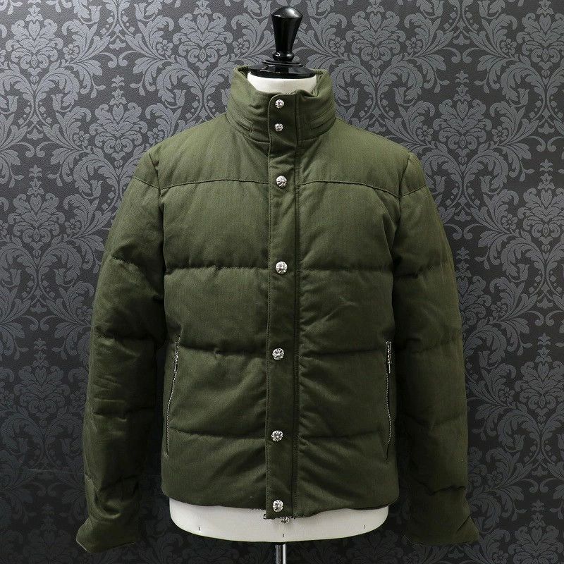 Chrome Hearts Chrome Hearts Lace Stopper Khaki Puffer Jacket Size US M / EU 48-50 / 2 - 1 Thumbnail