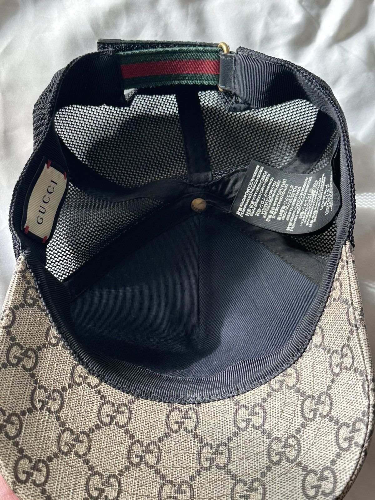 Gucci Gucci GG Supreme Mesh Tiger Baseball Cap | Rare Discontinued Size ONE SIZE - 14 Thumbnail