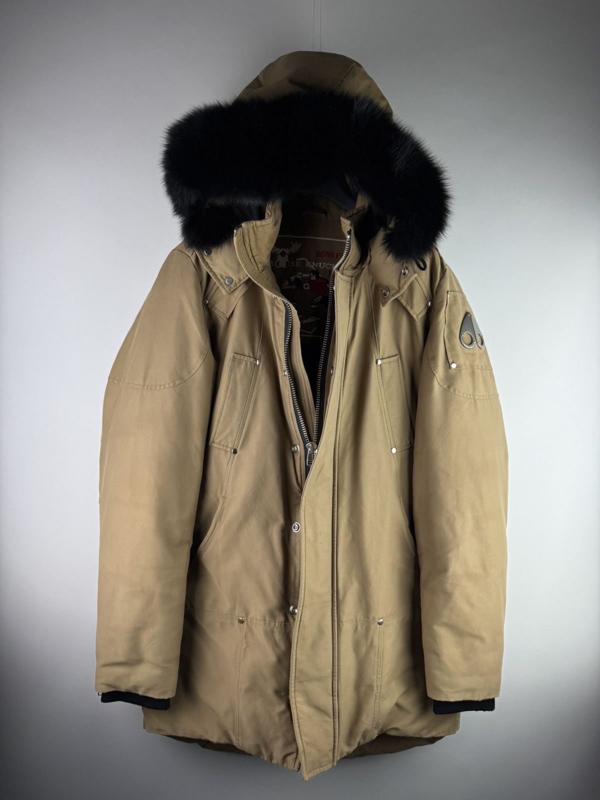 Moose Knuckles Moose Knuckles Down Fill Stirling Parka Beige Size US M / EU 48-50 / 2 - 1 Thumbnail
