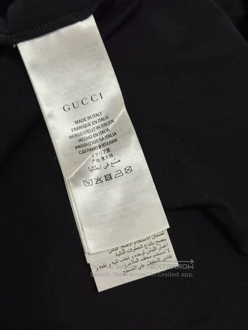 Gucci Gucci Black flash large logo short sleeve Size US XS / EU 42 / 0 - 4 Thumbnail