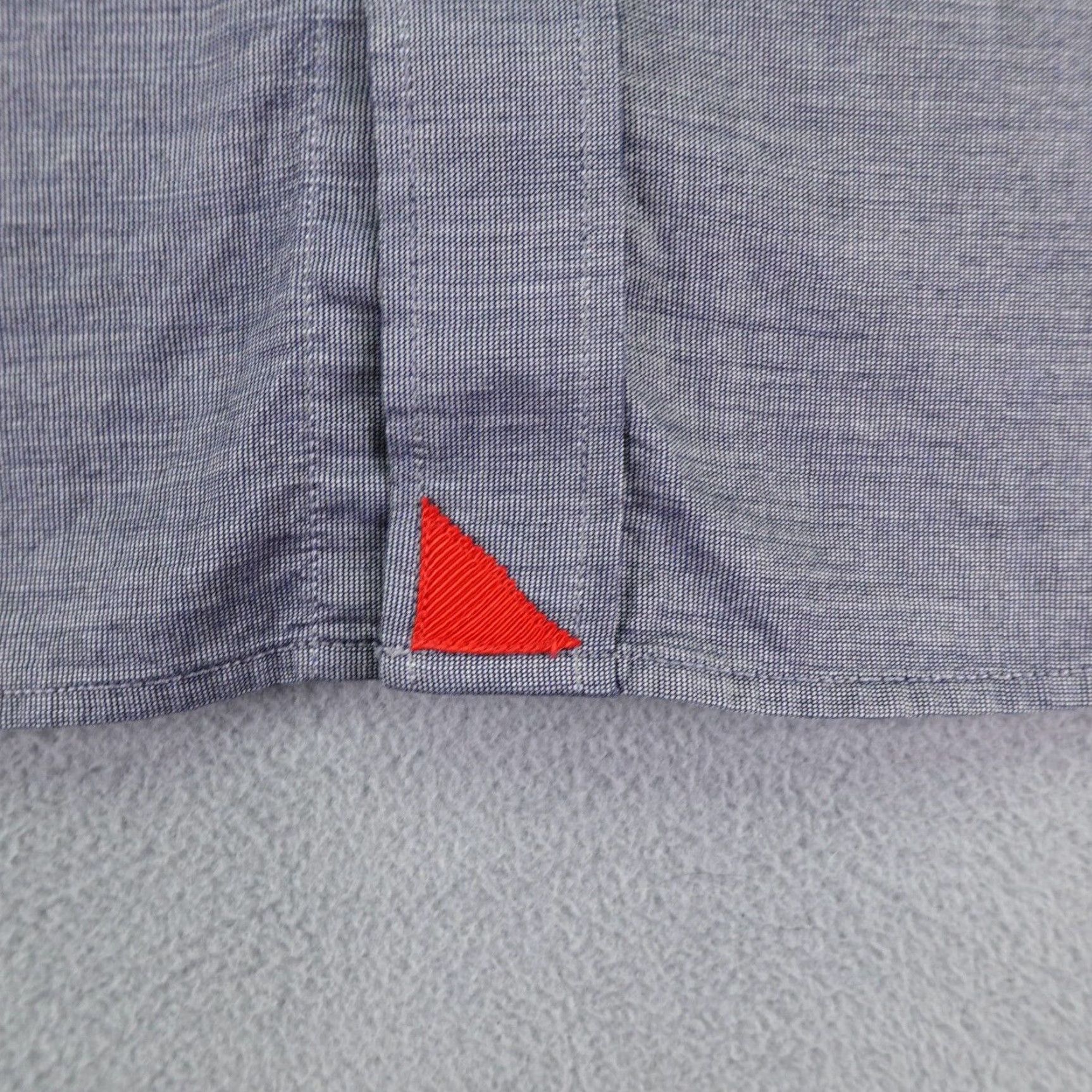 UNTUCKit UNTUCKit Shirt Mens 3XL Gray Button-Up Short Sleeve Casual Outdoor Pocket Shirt Size US XXL / EU 58 / 5 - 5 Thumbnail