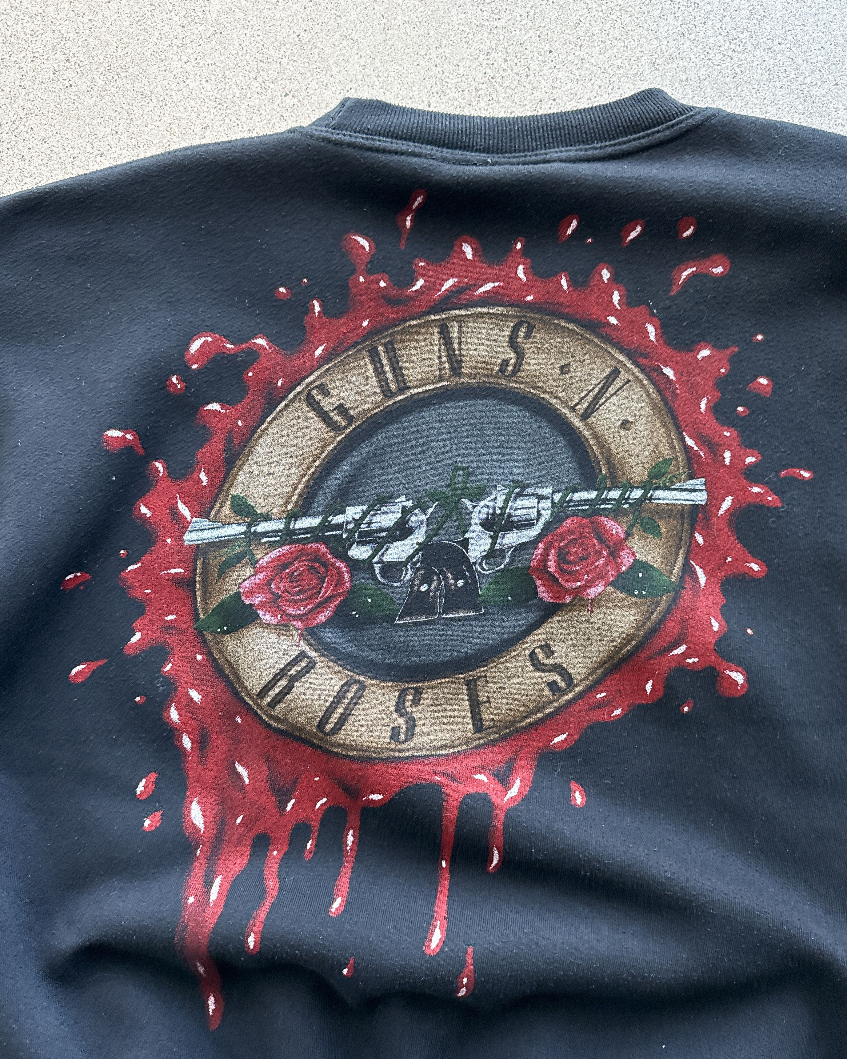 Vintage Vintage 80s Guns N Roses Sweatshirt Appetite For Destruction Size US L / EU 52-54 / 3 - 6 Thumbnail