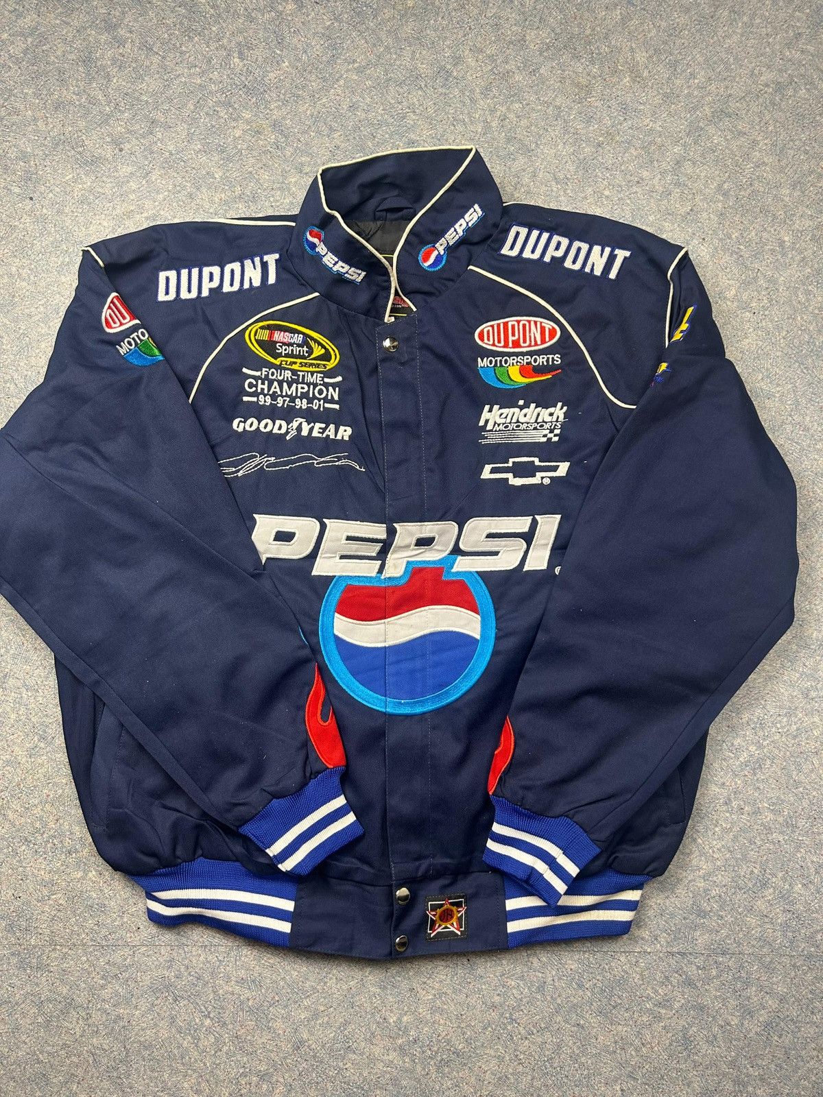 NASCAR Vintage Pepsi NASCAR Racing Jacket Y2K Size US L / EU 52-54 / 3 - 1 Thumbnail