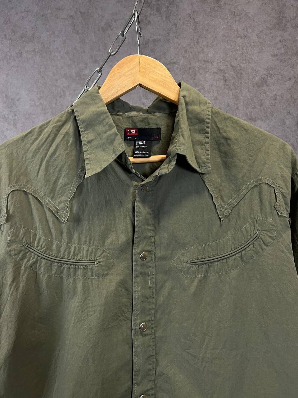 Diesel Diesel designer vintage art shirt Size US L / EU 52-54 / 3 - 3 Thumbnail