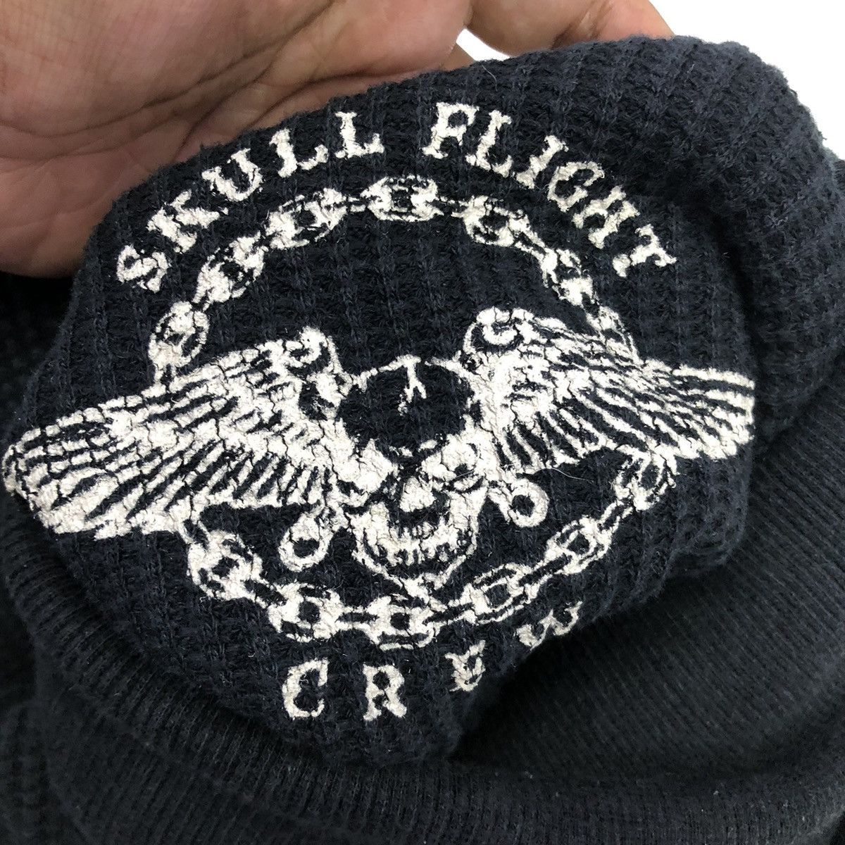 Japanese Brand Skull Flight Free Ride Crew Turtle Neck Knittwear Size US S / EU 44-46 / 1 - 12 Thumbnail