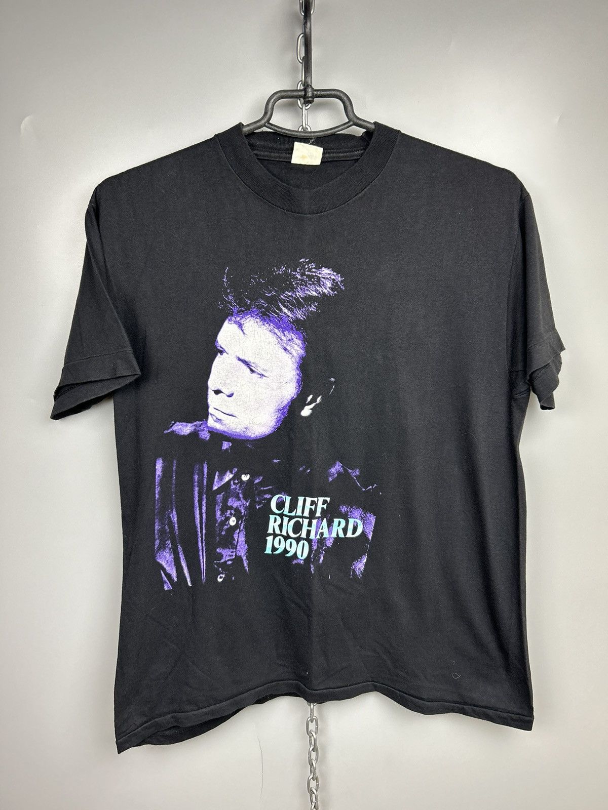 Band Tees Vintage 90s Cliff Richard From a Distance The Tour 1990 Tee Size US M / EU 48-50 / 2 - 2 Thumbnail