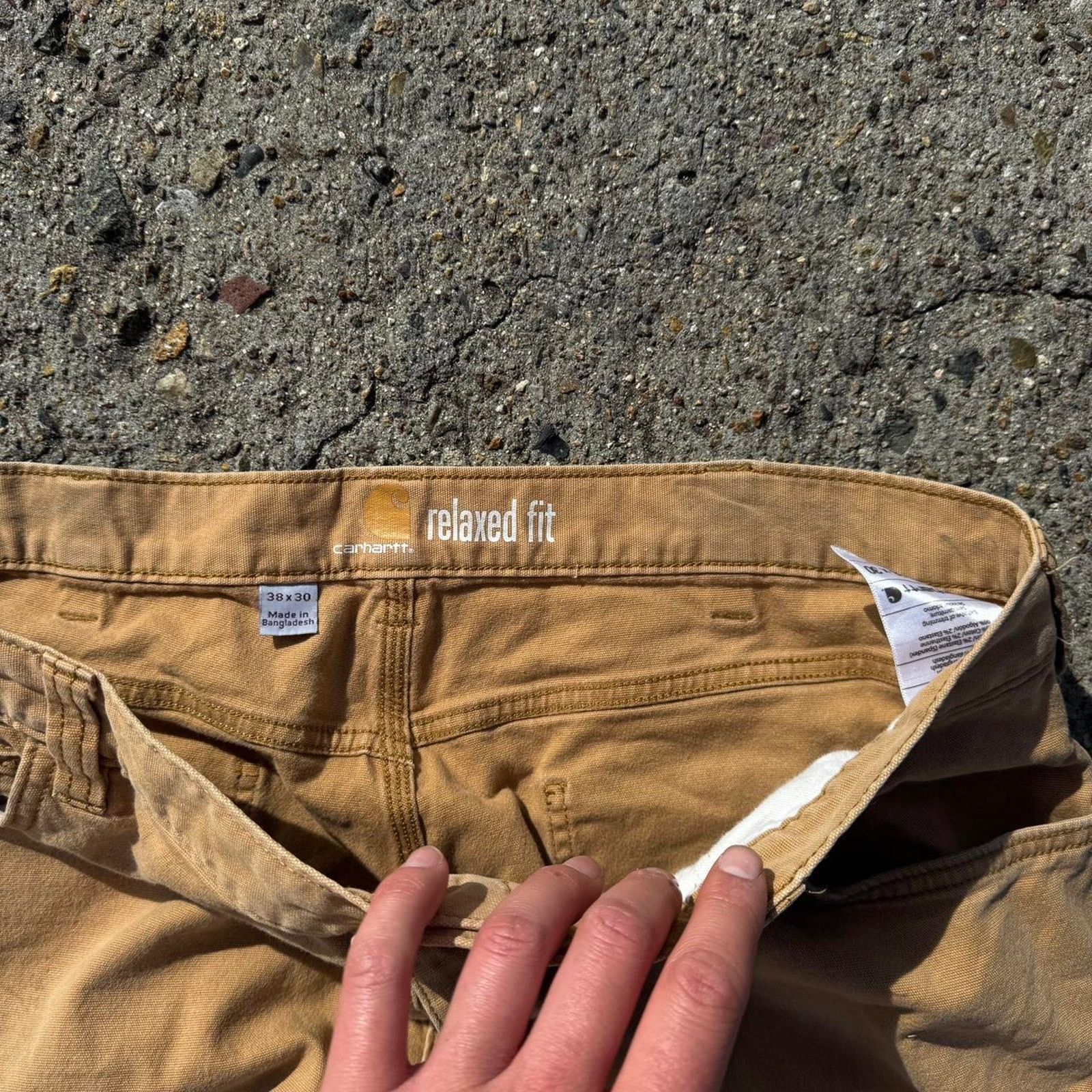 Carhartt Carhartt Tan Cargo Pants – Size 38x30 Size US 38 / EU 54 - 5 Thumbnail
