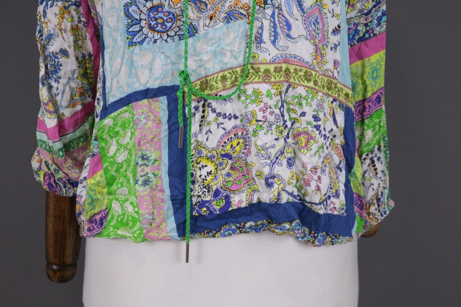 Designer Emily Van Den Bergh Jasquard Floral Blouse Shirt Size 40 Size M / US 6-8 / IT 42-44 - 2 Thumbnail
