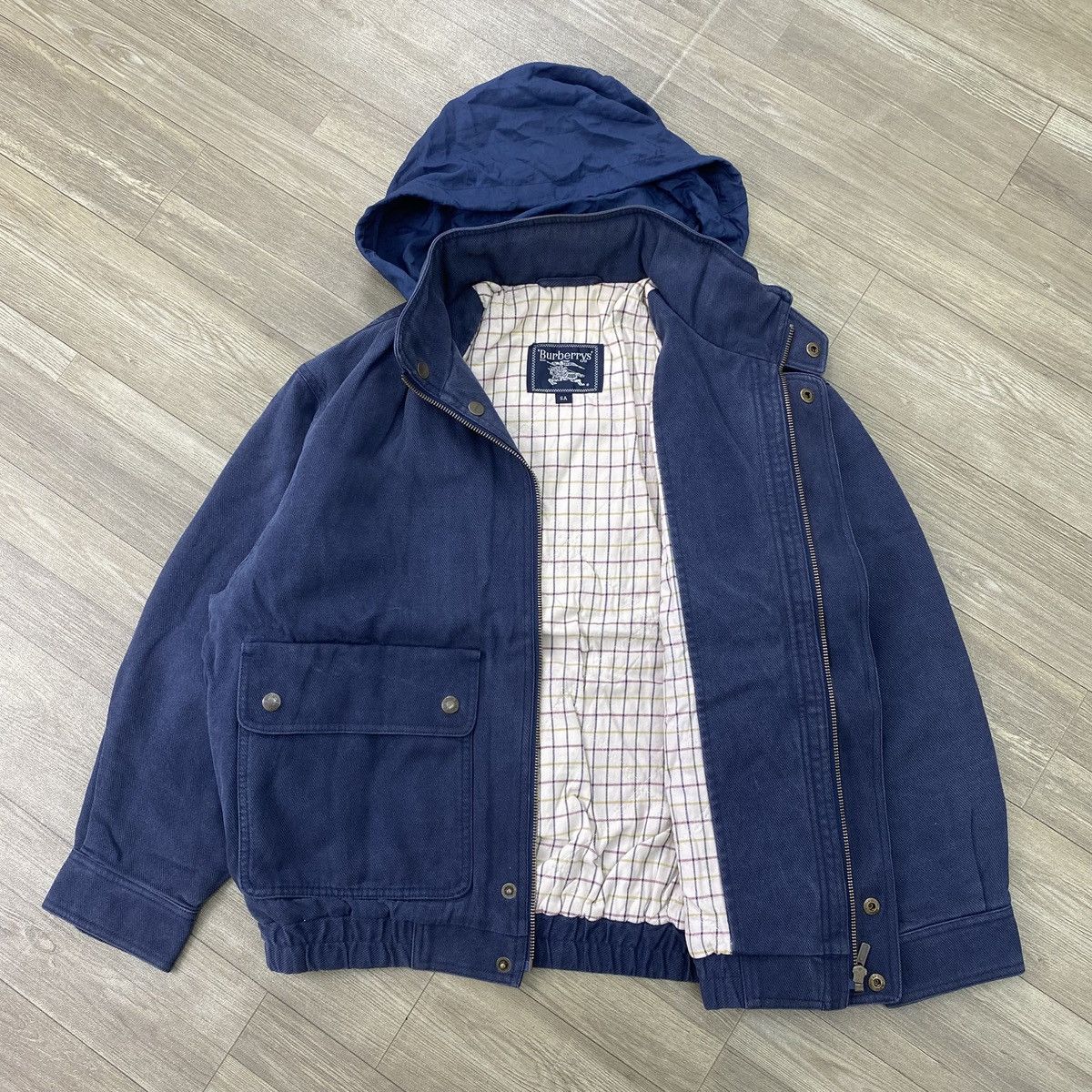 Burberry Vintage Burberrys London Plaid Parka Canvas Jacket Luxury Size US M / EU 48-50 / 2 - 8 Thumbnail